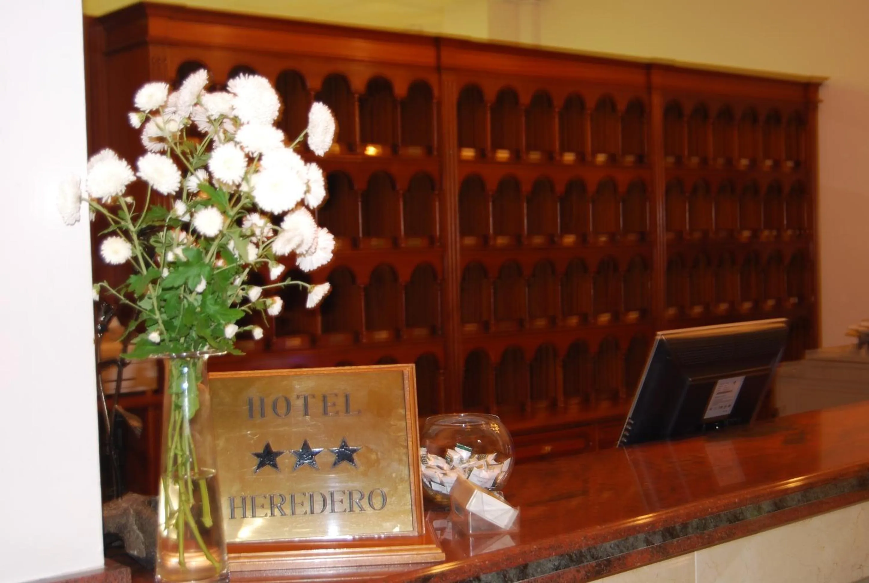 Lobby or reception in Hotel Heredero