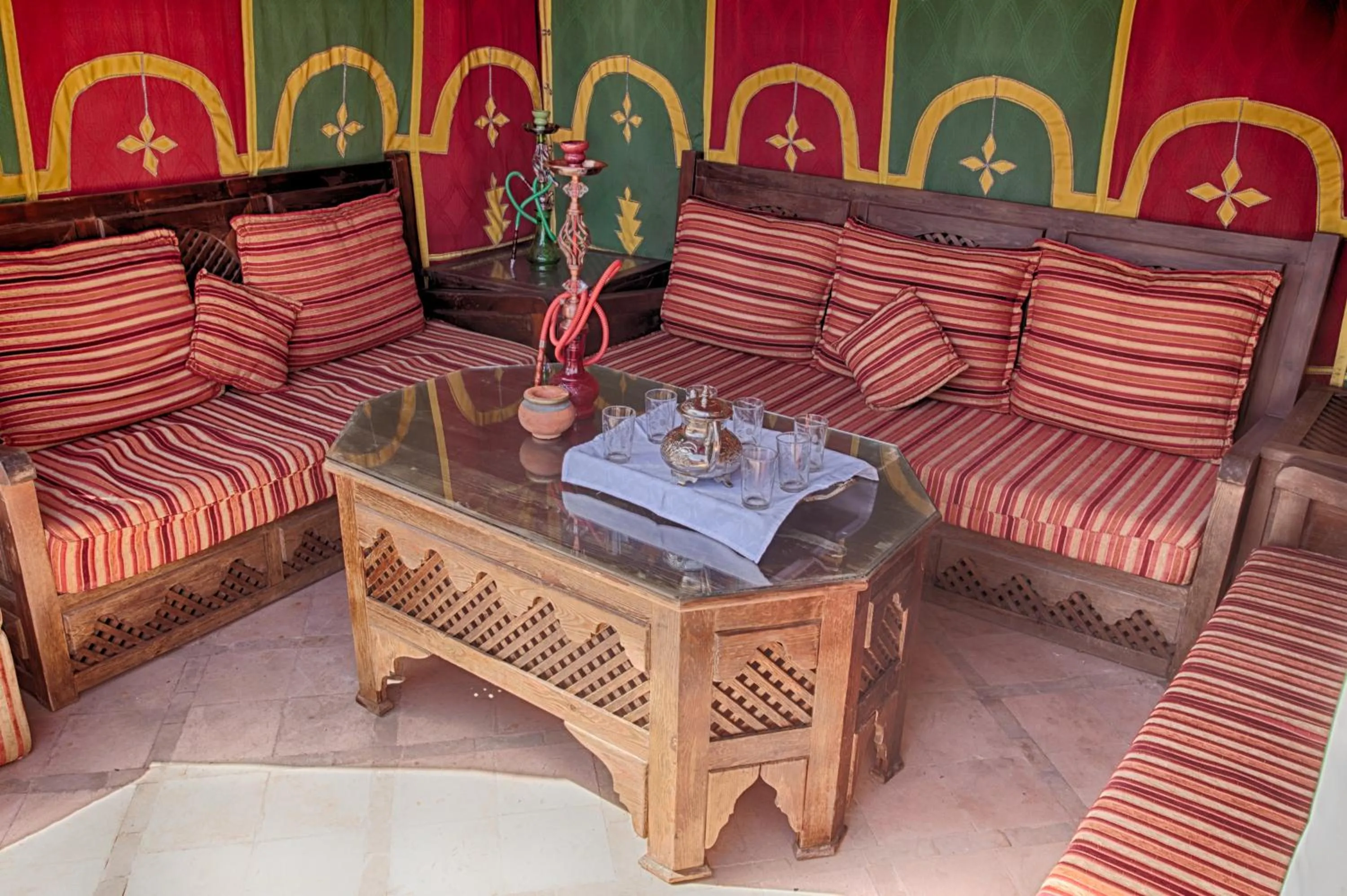 Living room in Riad Kenzo