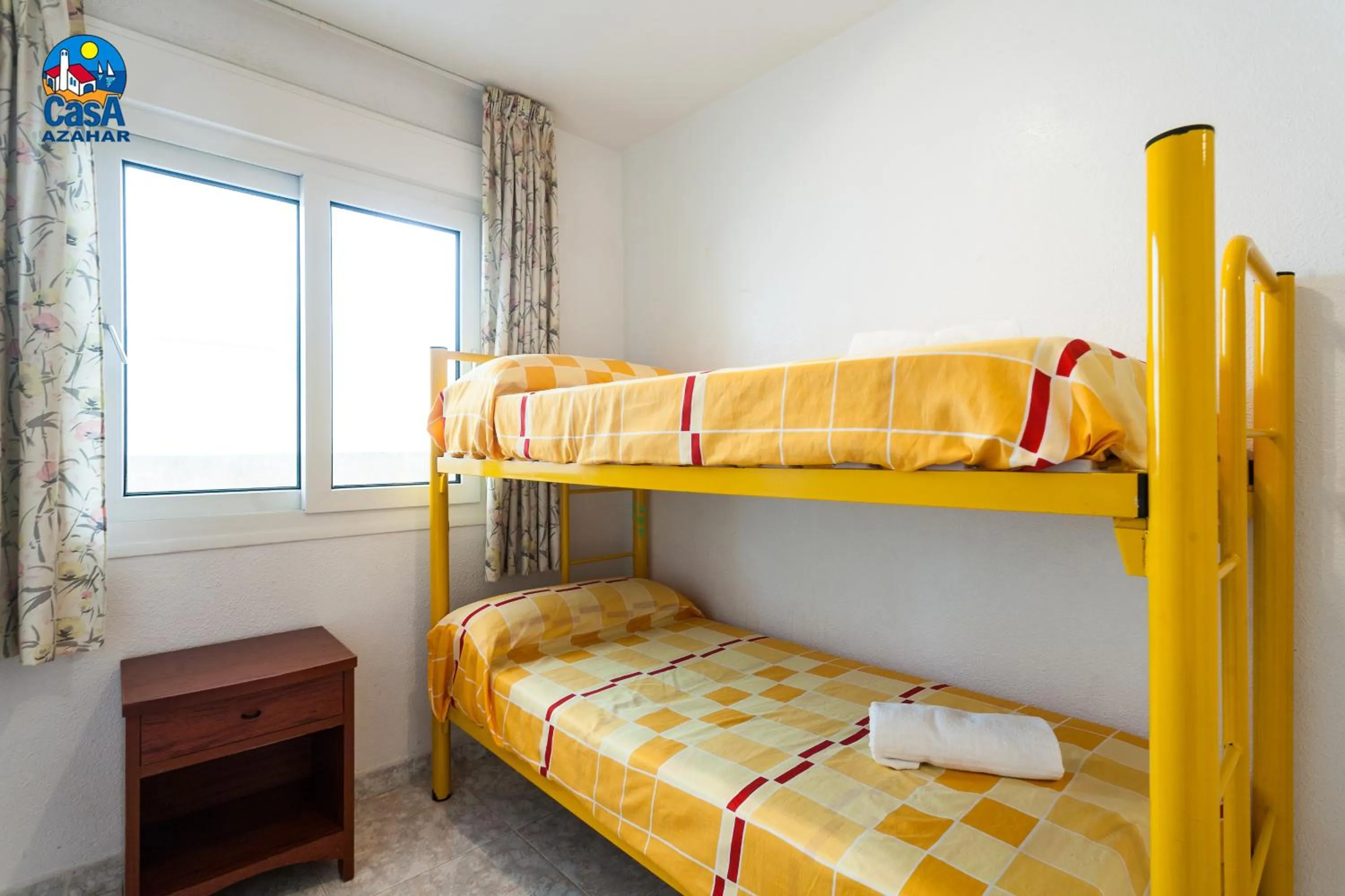 Bedroom, Bed in Residencial Casablanca Casa Azahar