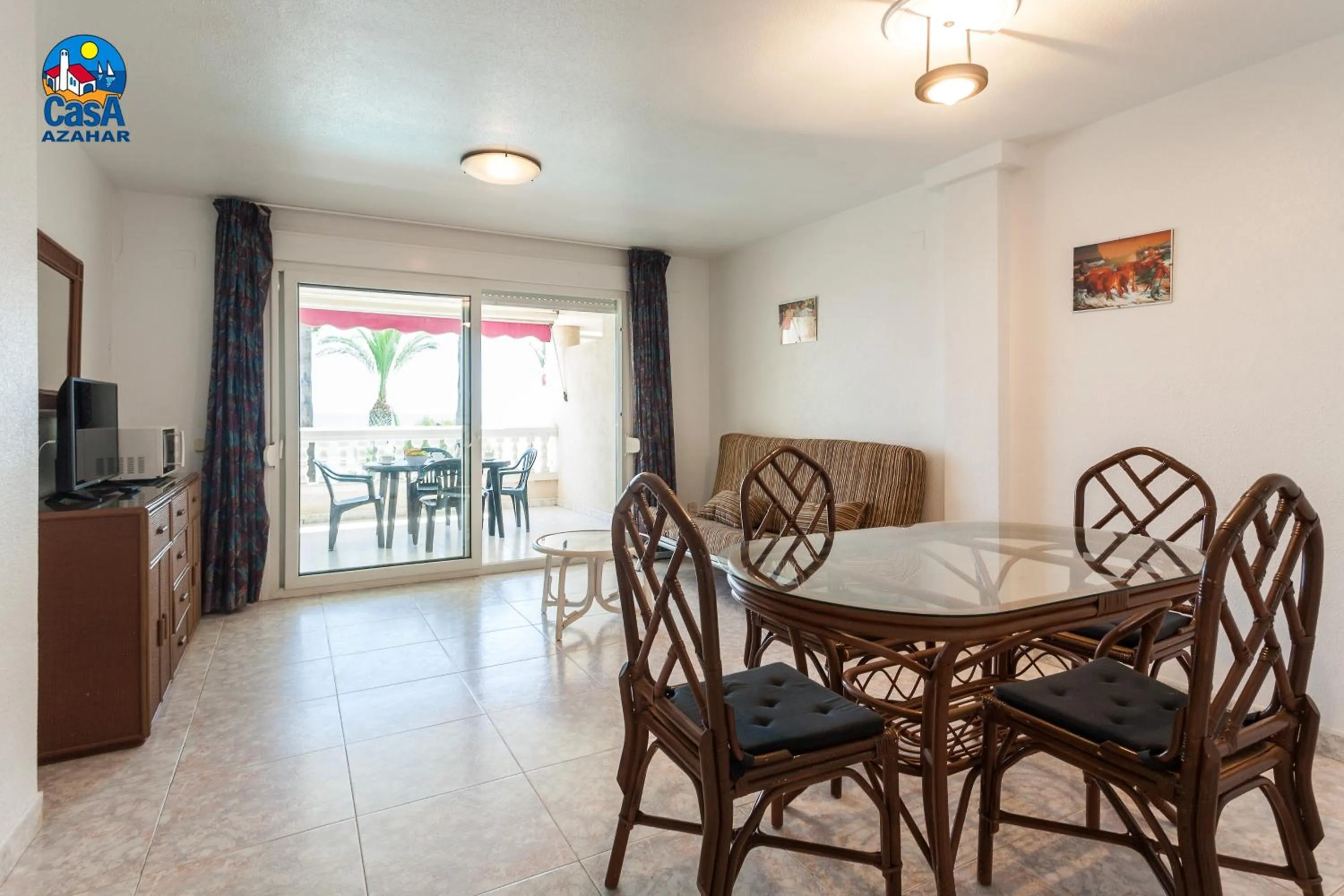 Seating area in Residencial Casablanca Casa Azahar