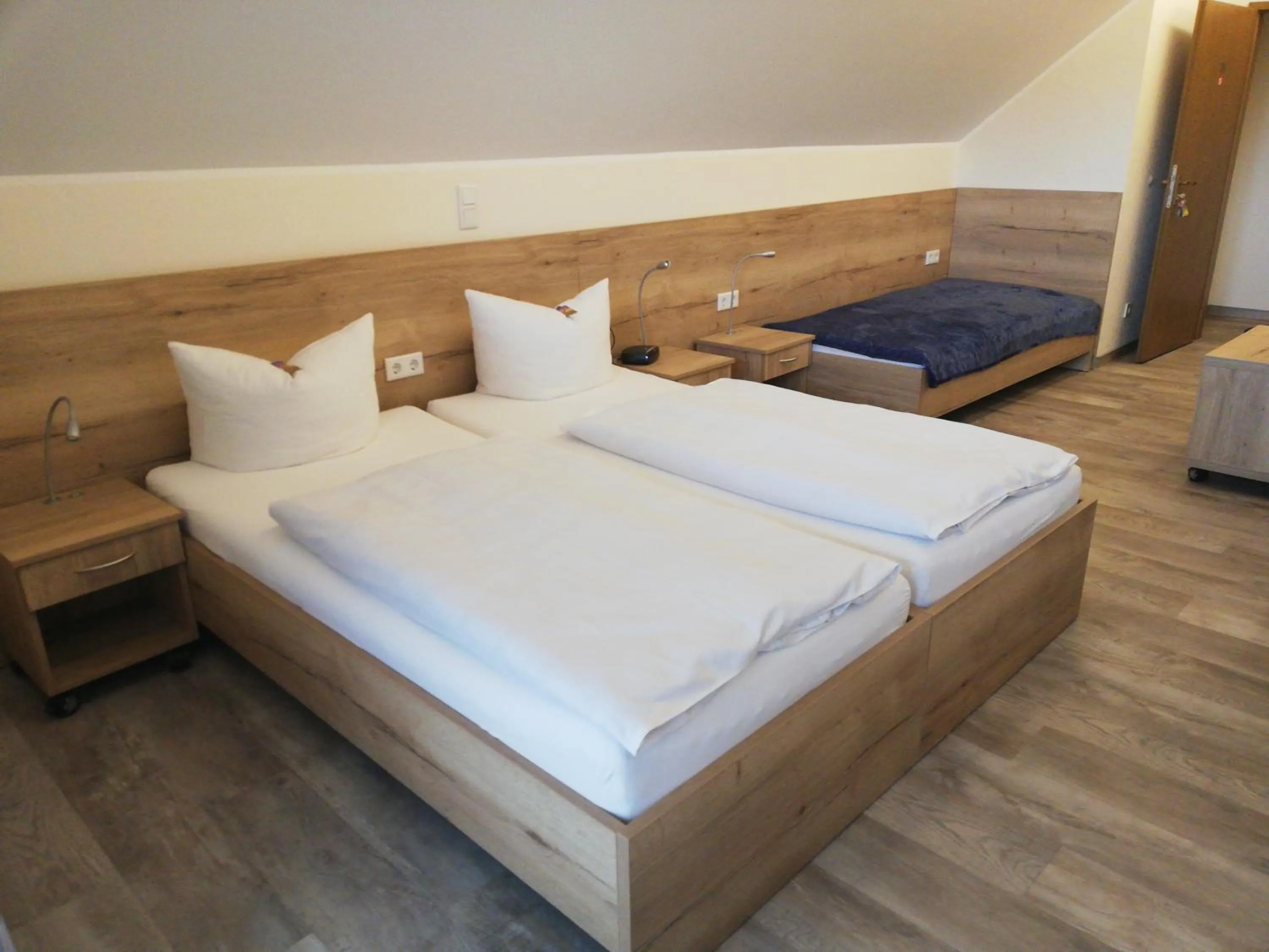 Bed in Hotel Alex Herbermann