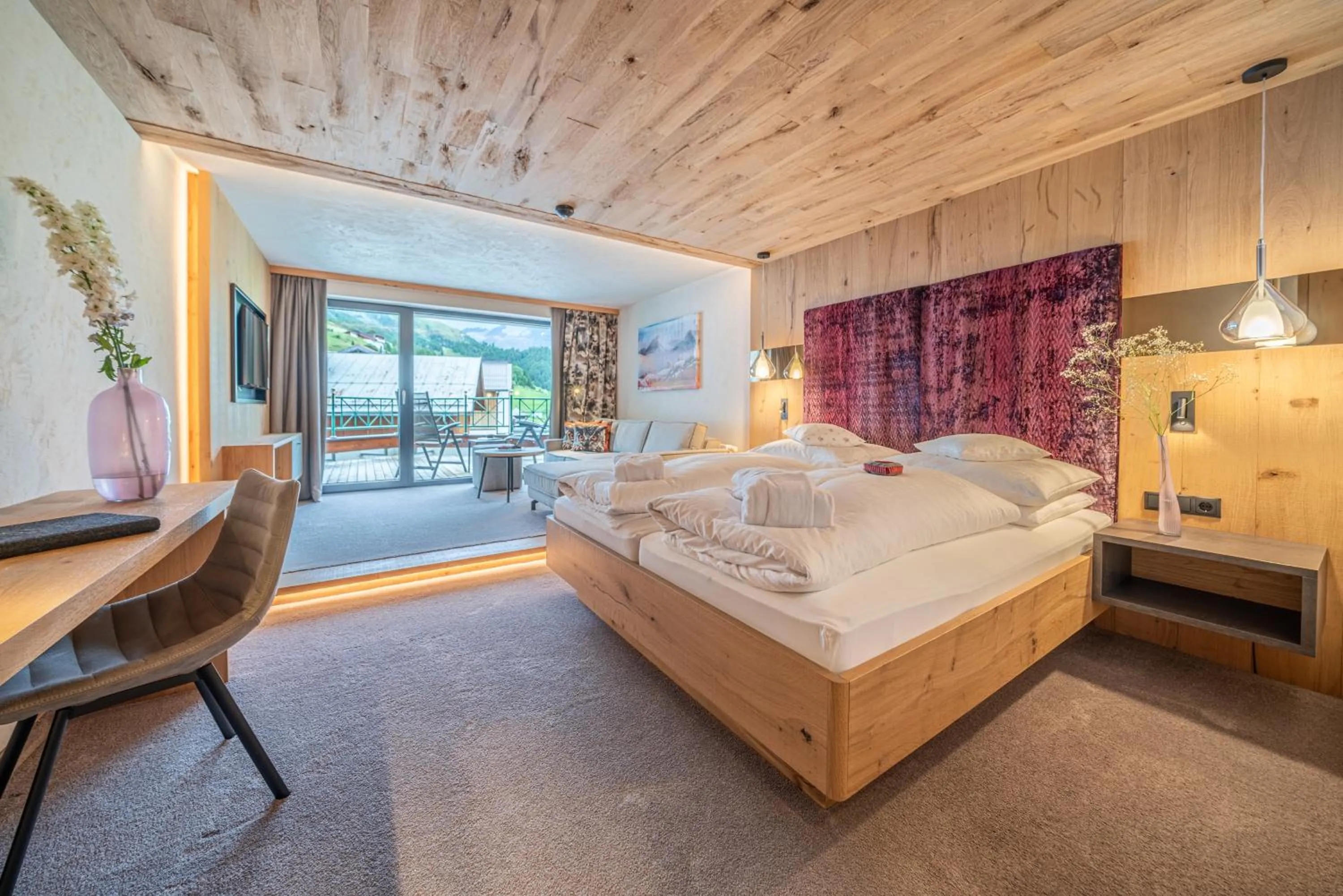 Bed in Hotel Wiesental