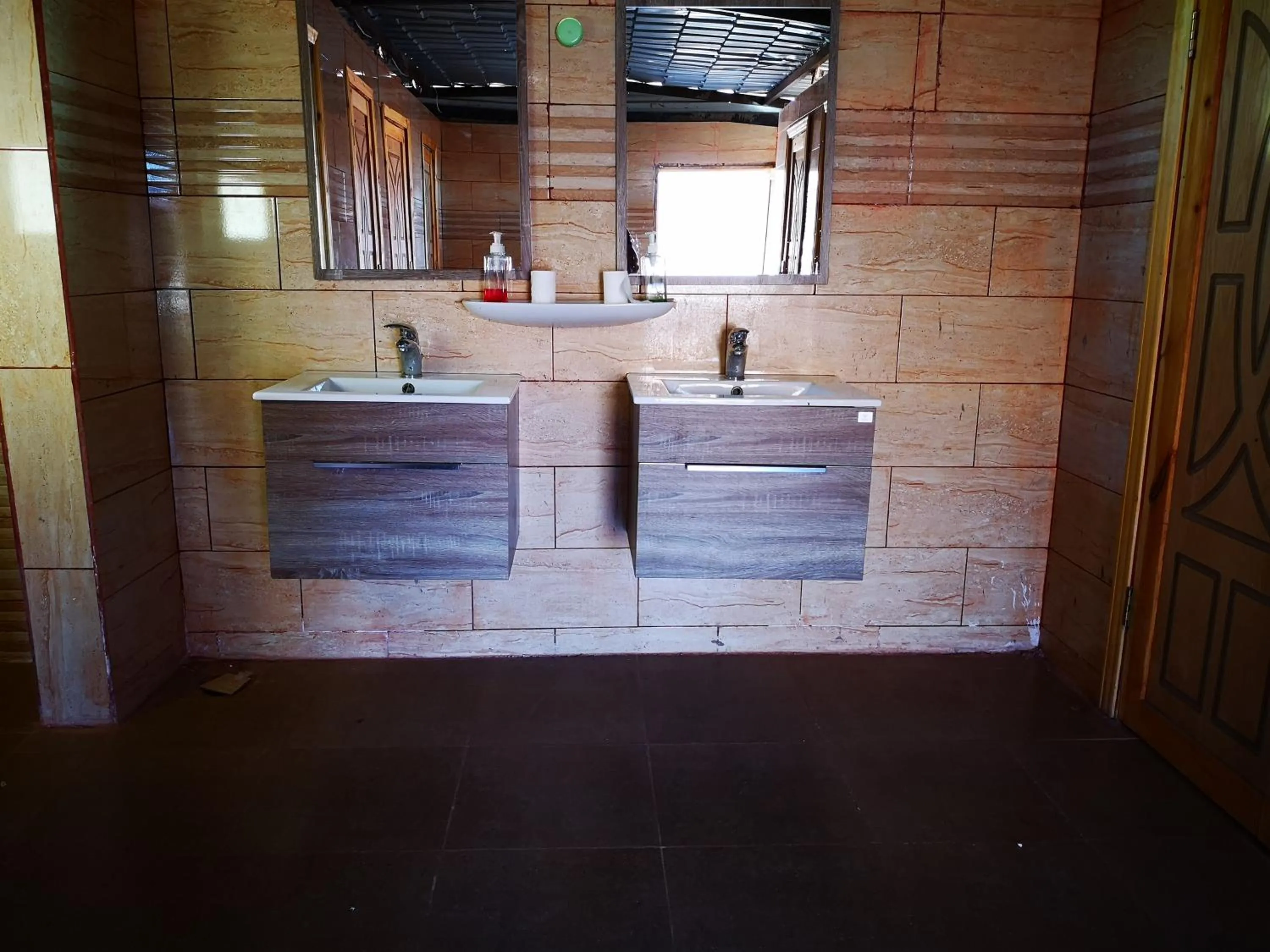 Bathroom in Beyond Wadi Rum Camp