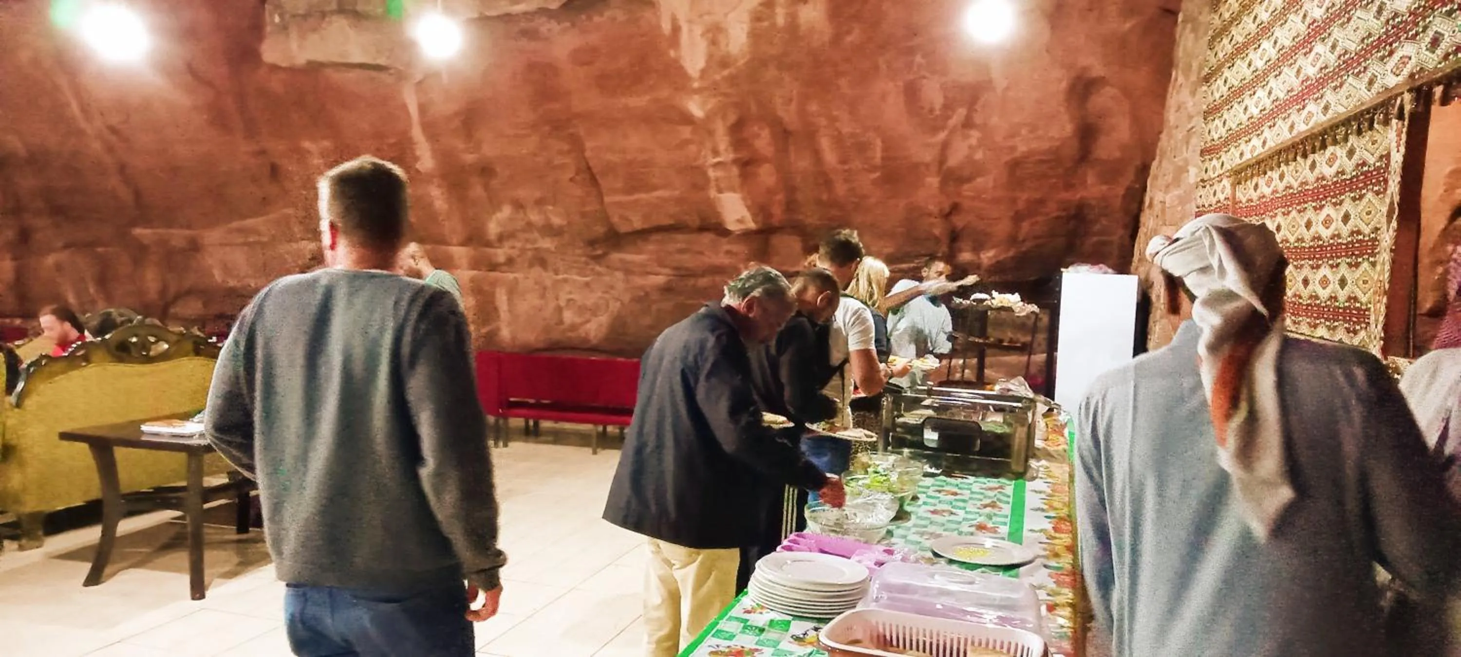 People in Beyond Wadi Rum Camp