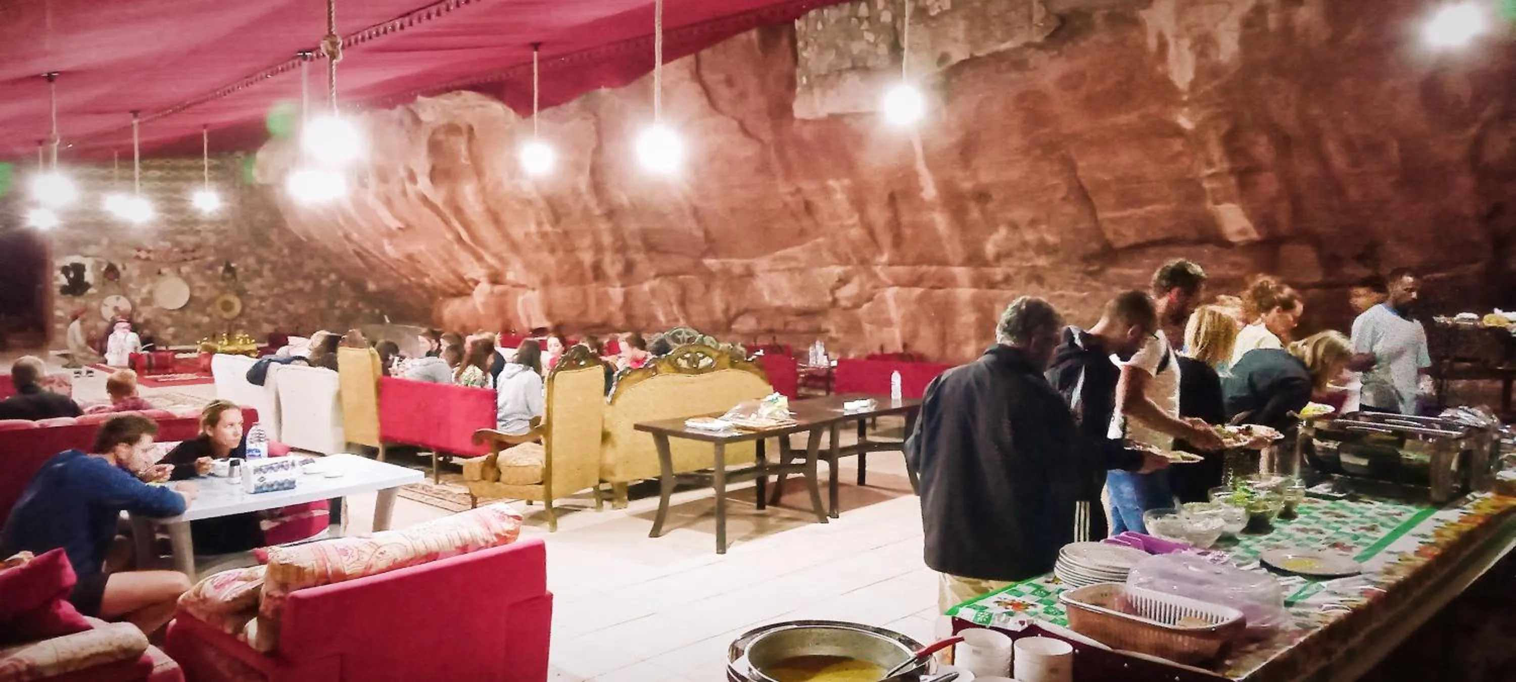 Restaurant/places to eat in Beyond Wadi Rum Camp