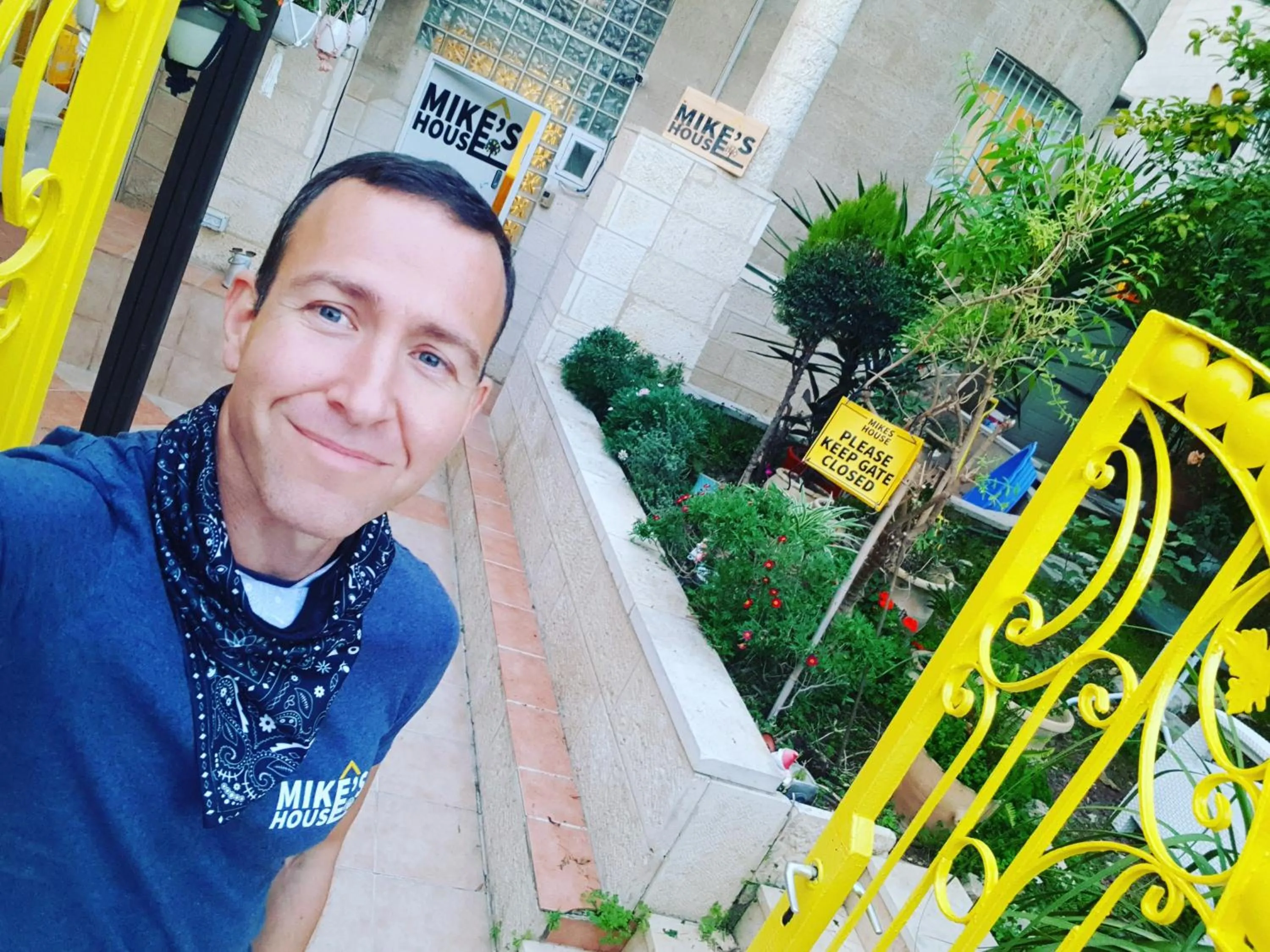 Facade/entrance in Mike's House Jerusalem