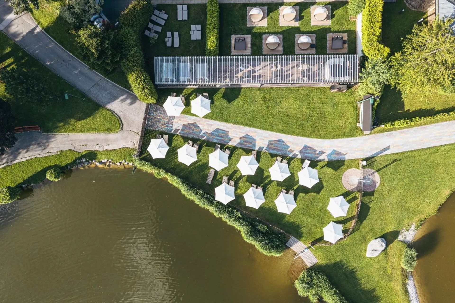 Bird's eye view in Ritzenhof - Hotel und Spa am See 4-Sterne-Superior