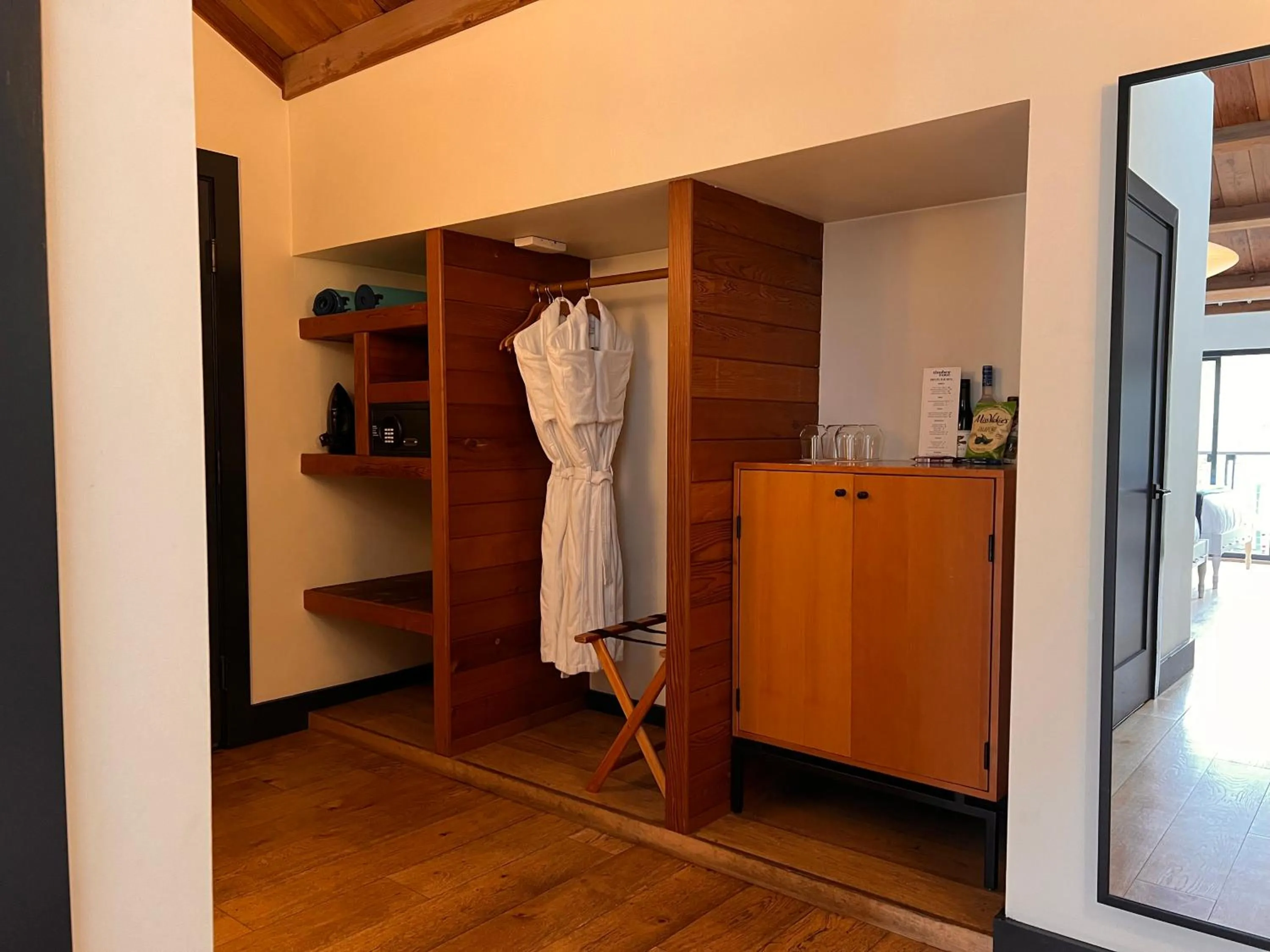 wardrobe in Timber Cove Resort