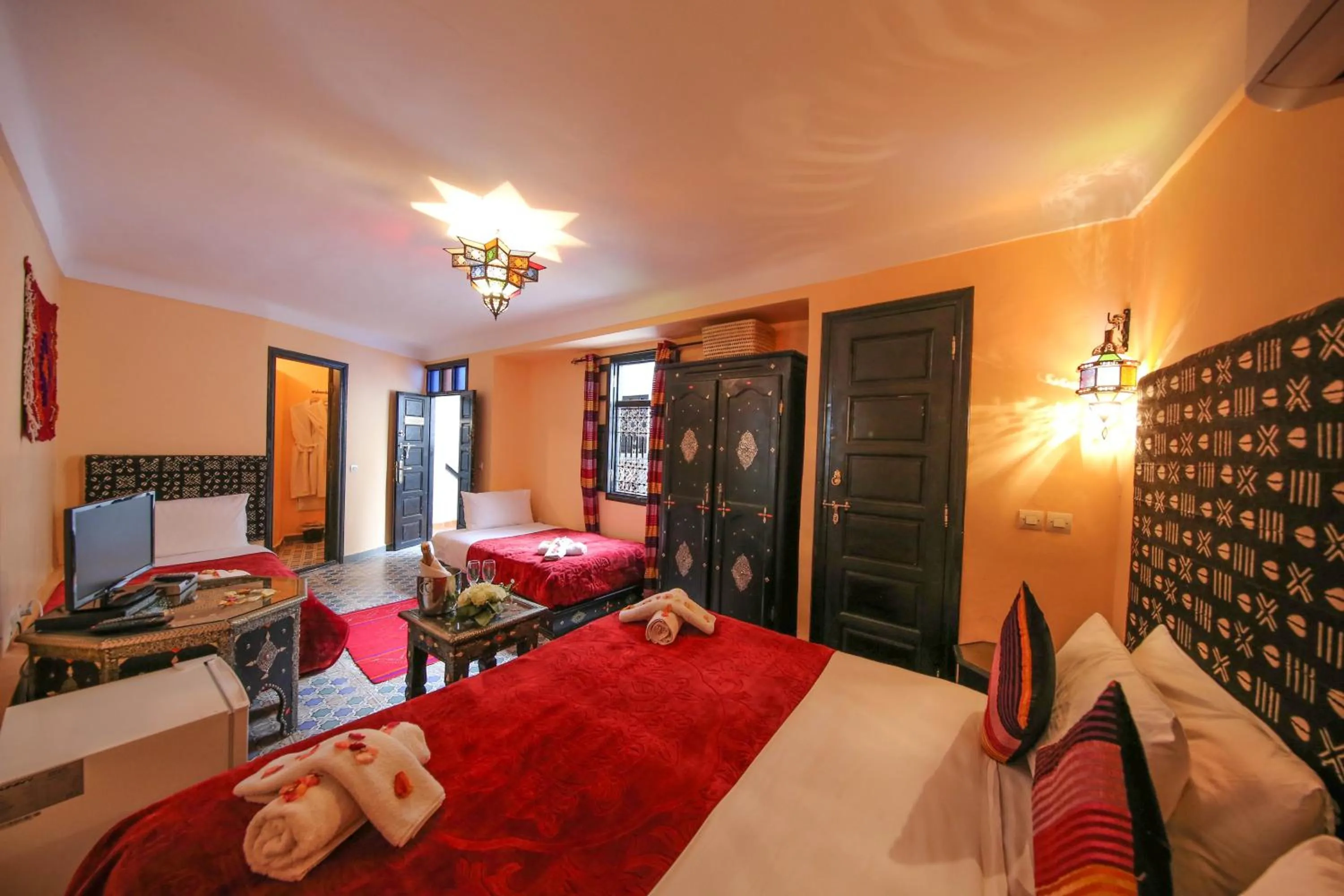 Bedroom in Riad Africa - Marrakech Medina Maison d'Hote