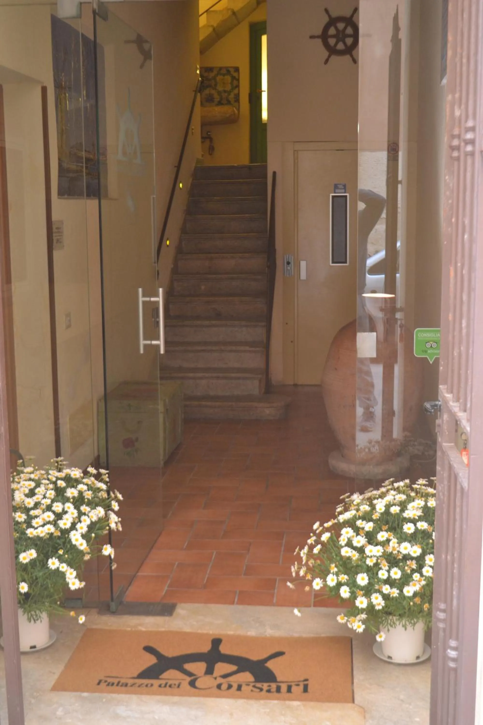 Lobby or reception in Palazzo Dei Corsari