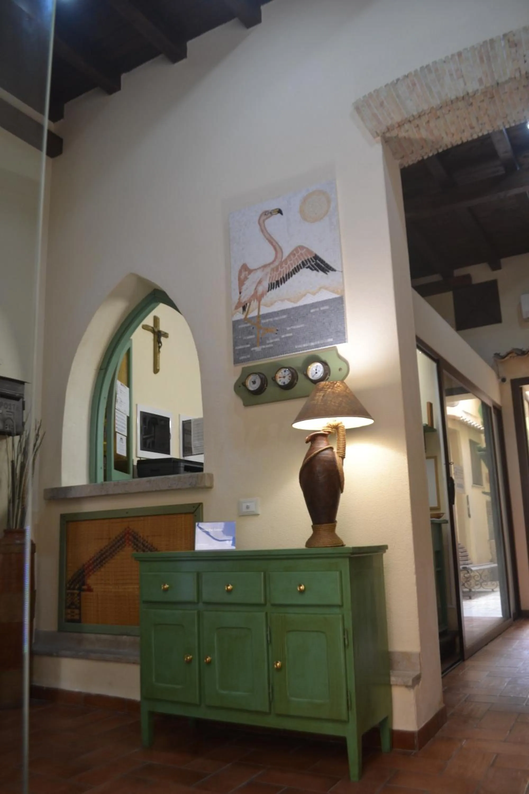 Lobby or reception in Palazzo Dei Corsari