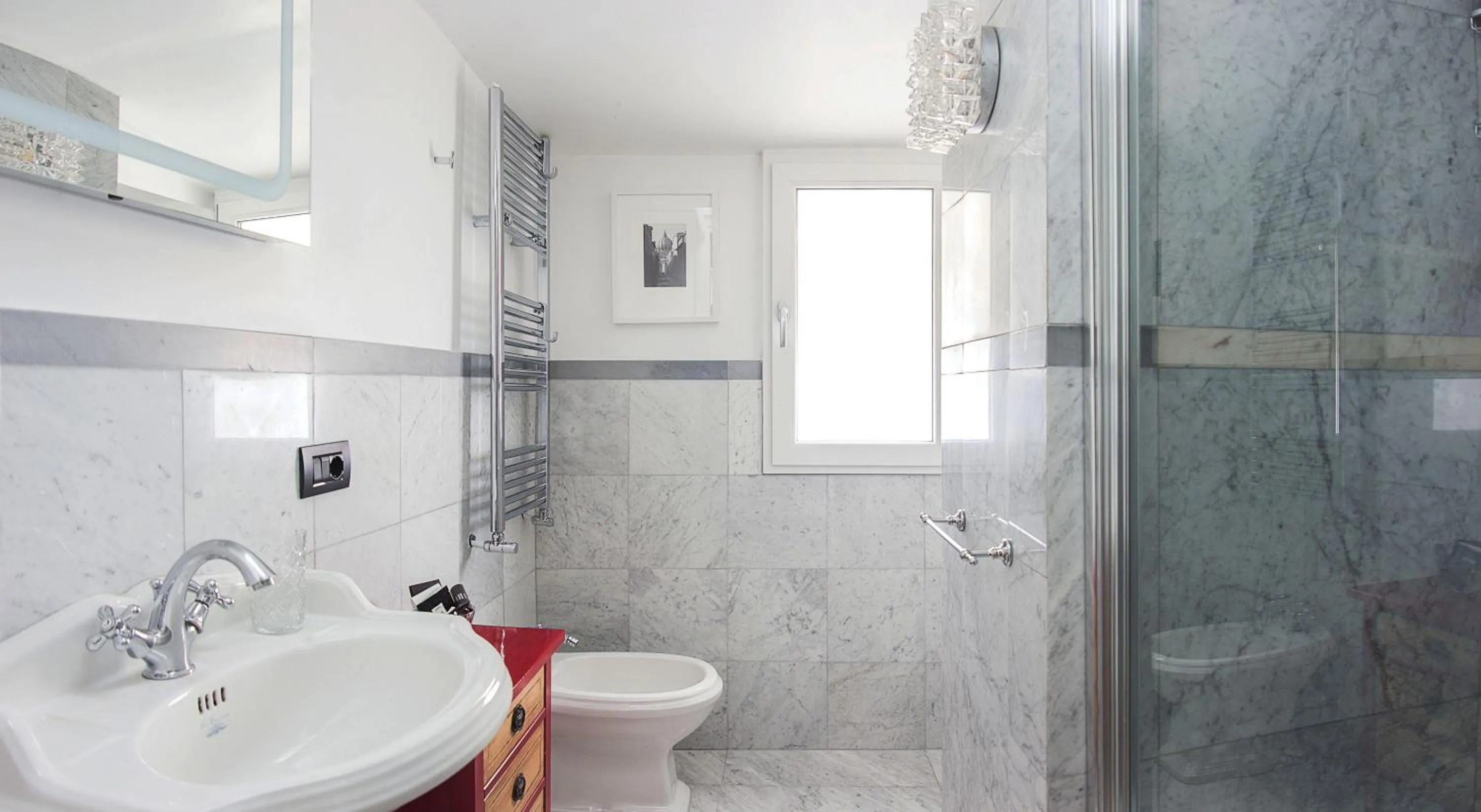 Bathroom in Nobildonne Relais