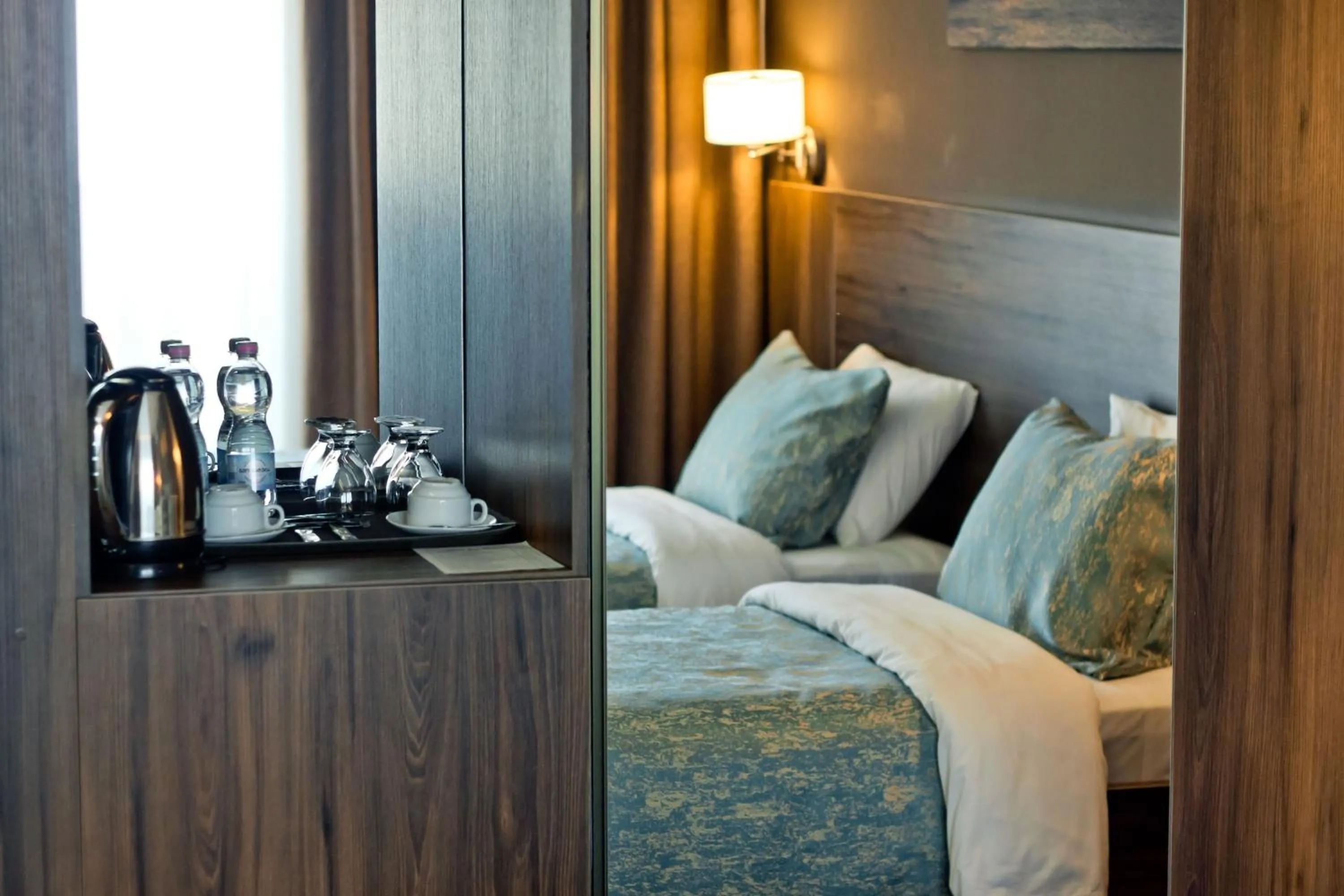 Coffee/tea facilities, Bed in Sky Inn Batumi