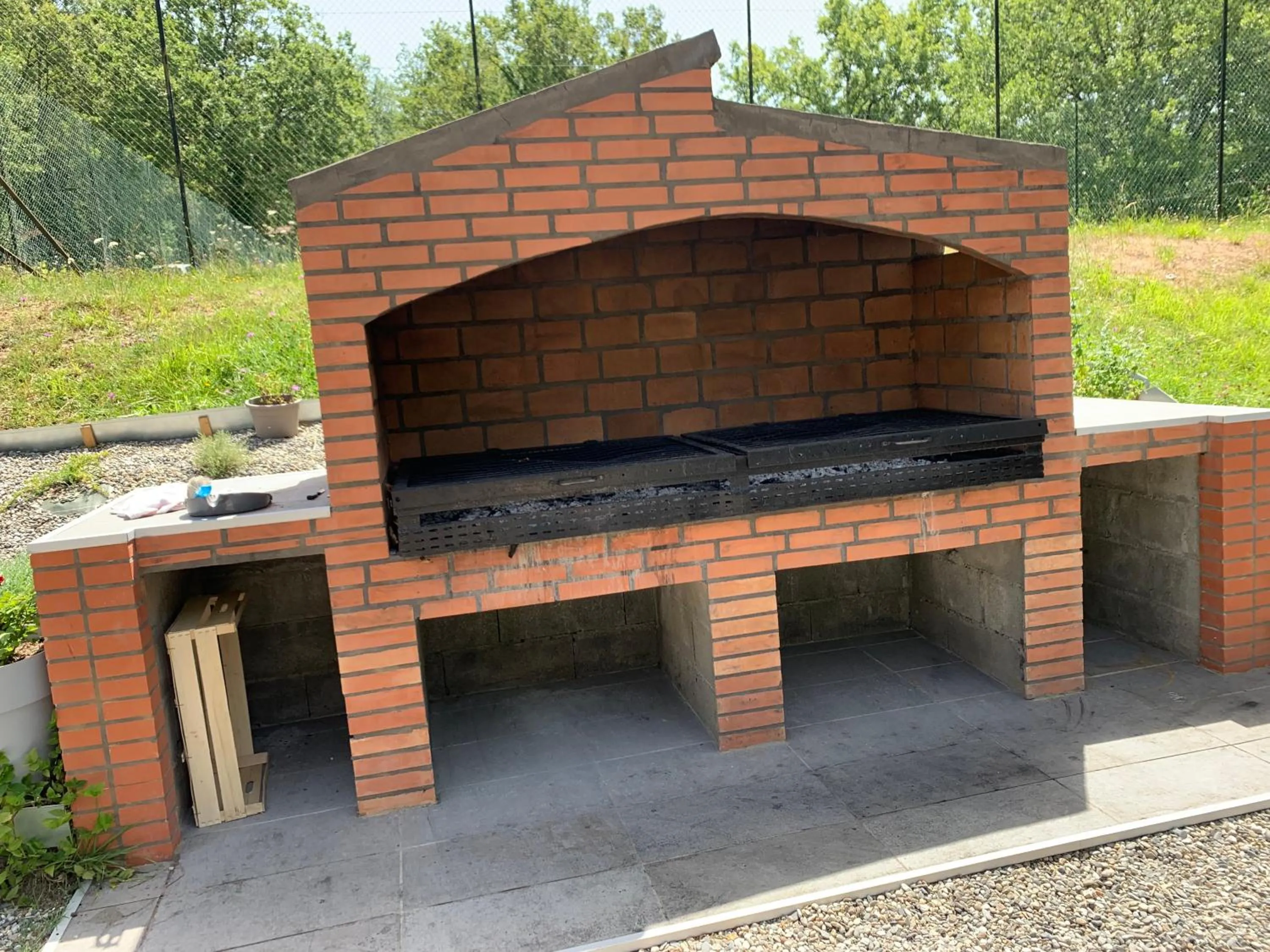 BBQ facilities in Terres de France - Les Hameaux des Lacs
