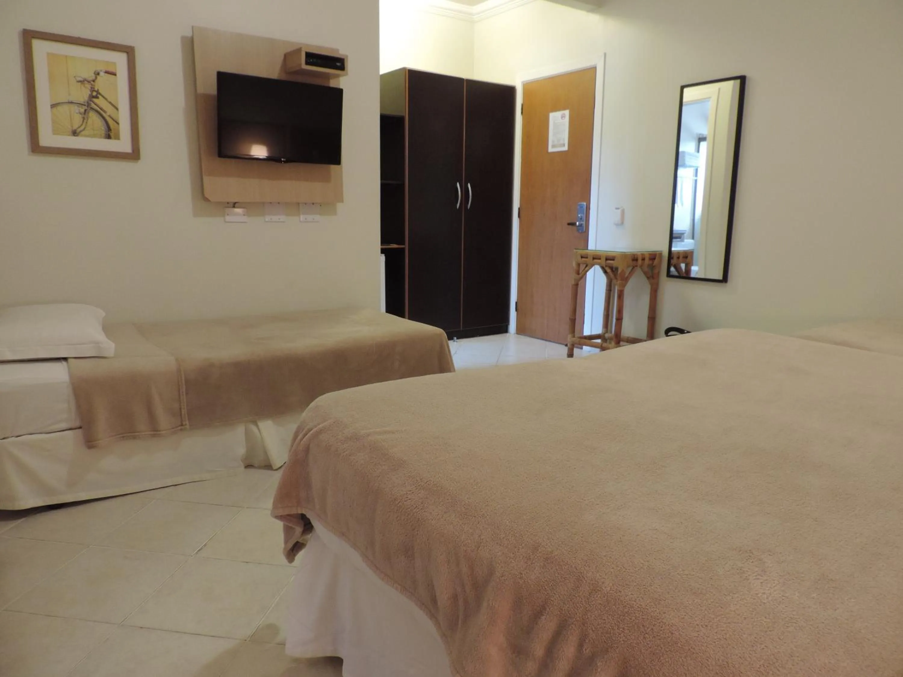 Bed in Hotel Costa Balena-Piscina Aquecida Coberta