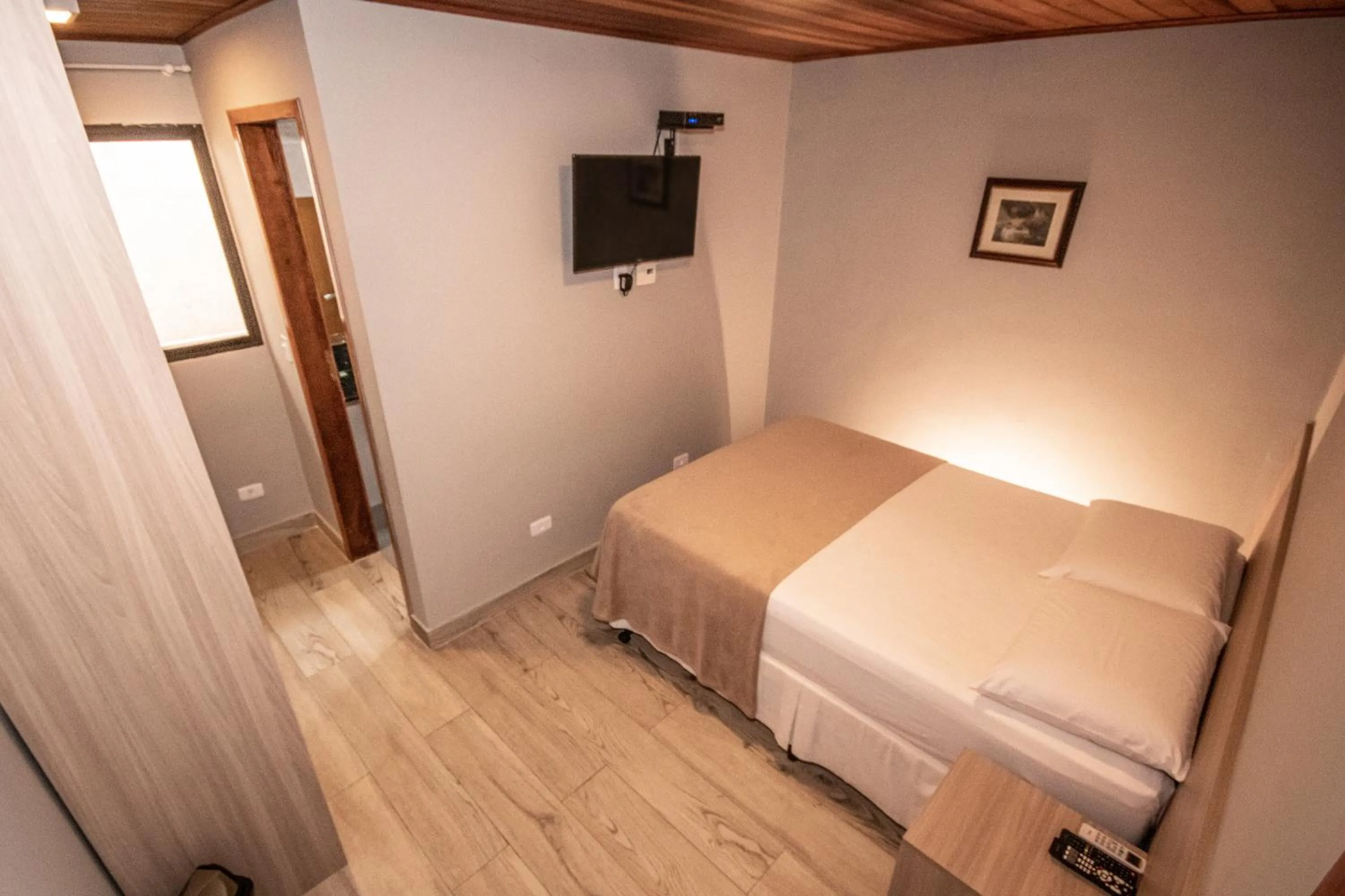 Bed in Hotel Costa Balena-Piscina Aquecida Coberta