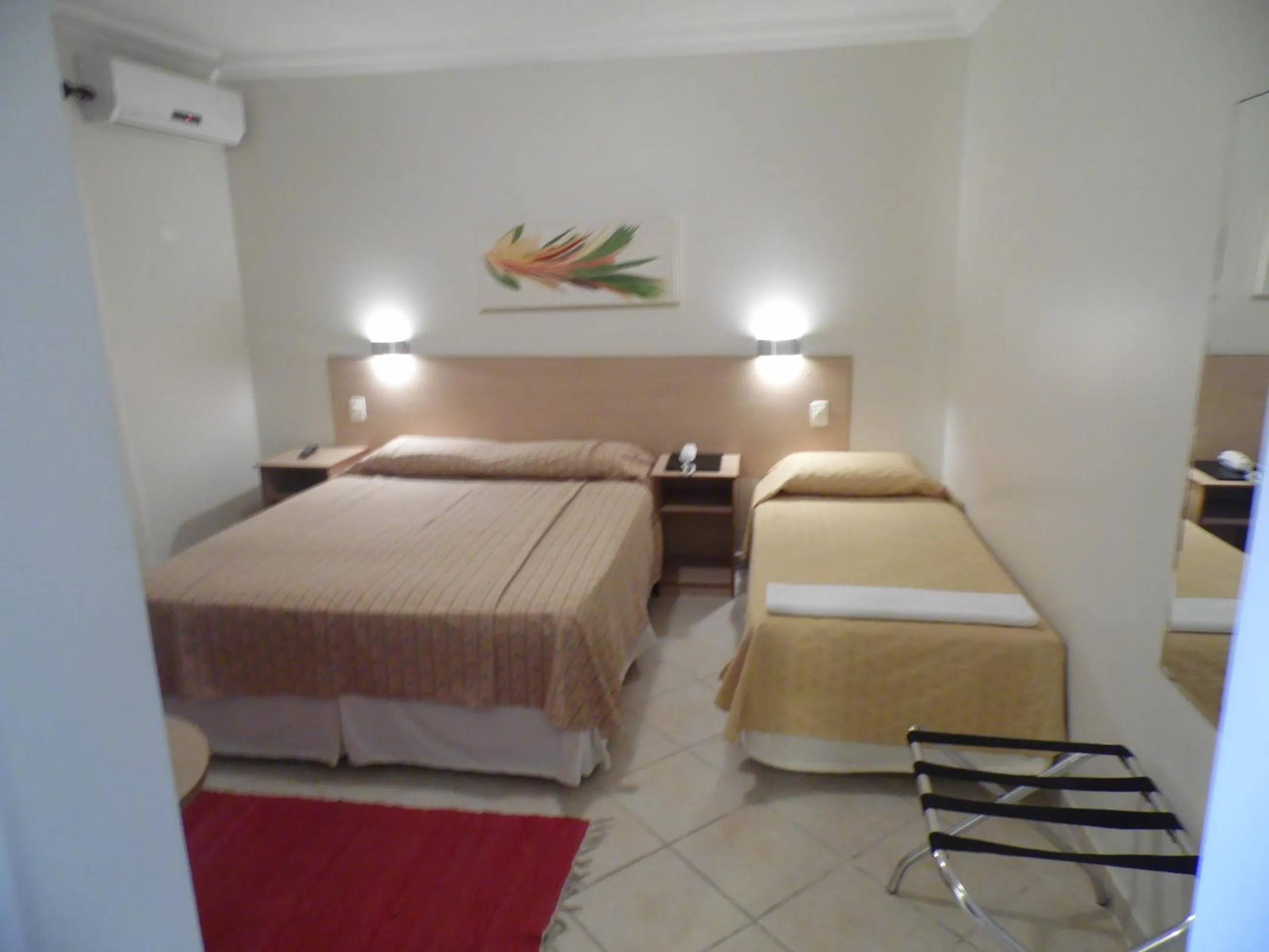 Bed in Hotel Costa Balena-Piscina Aquecida Coberta