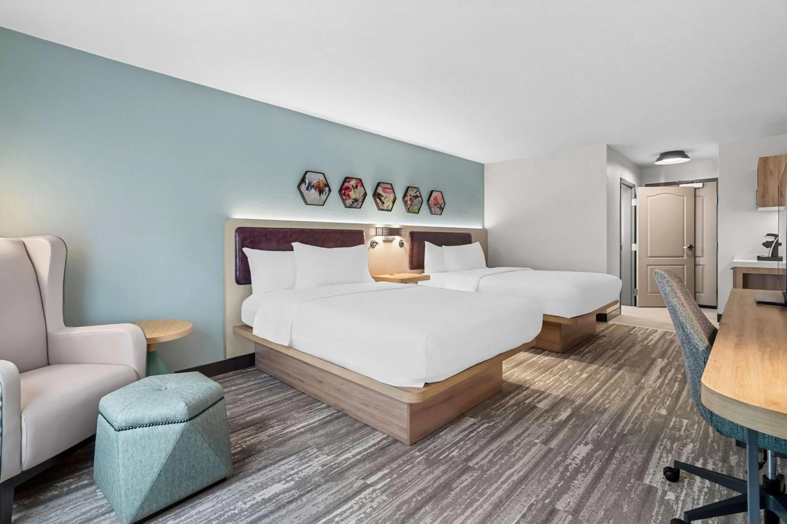 Bed in Hilton Garden Inn Cartersville