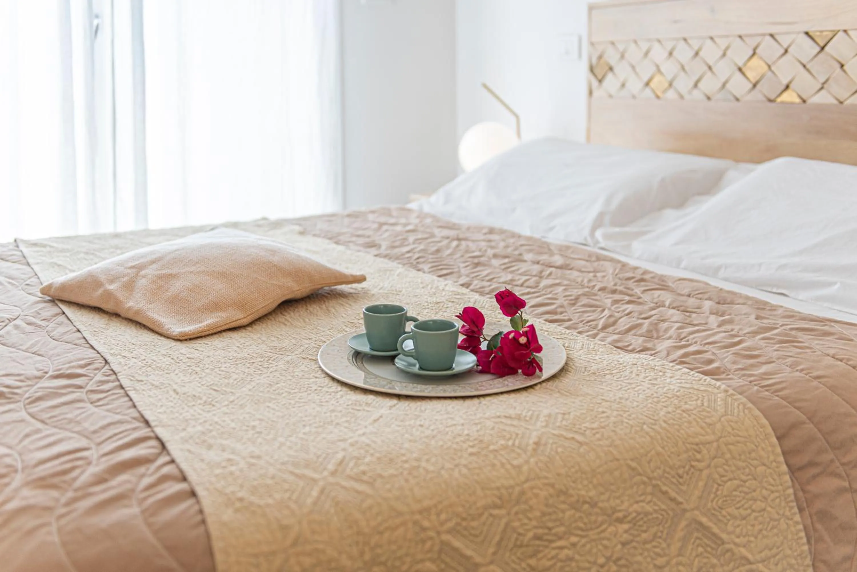 Bed in B&B Le Bateau Bleu Adults Only 12 plus