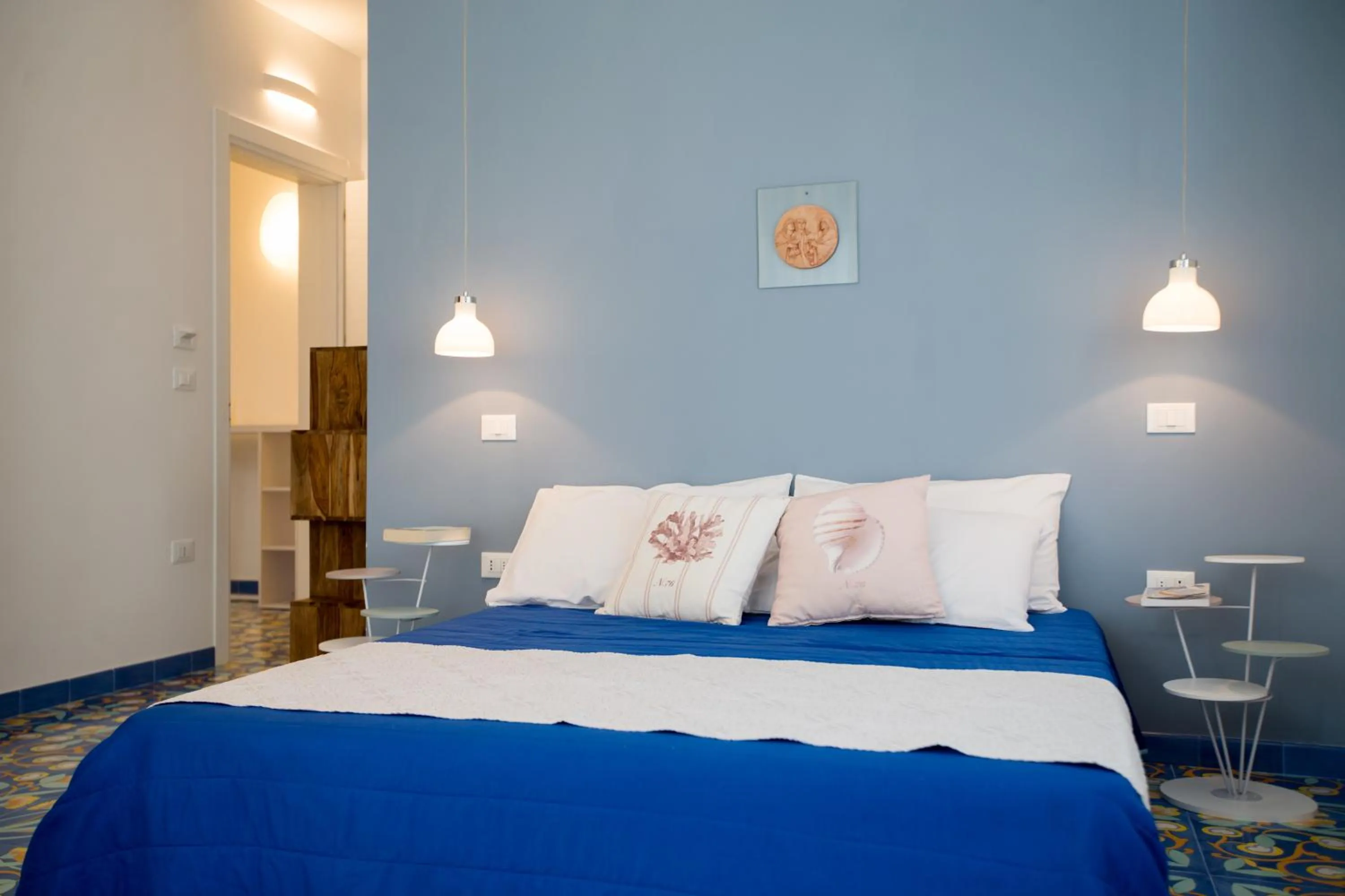 Bed in B&B Le Bateau Bleu Adults Only 12 plus