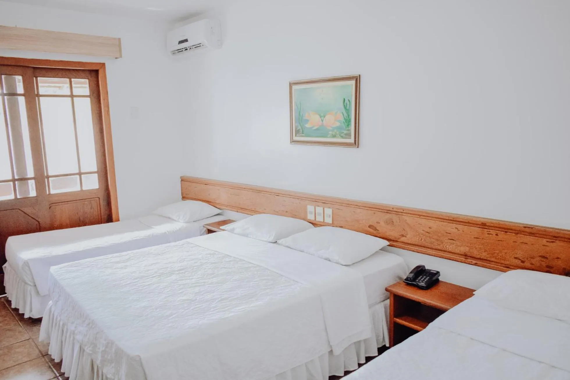 Bed in Poty Praia Hotel