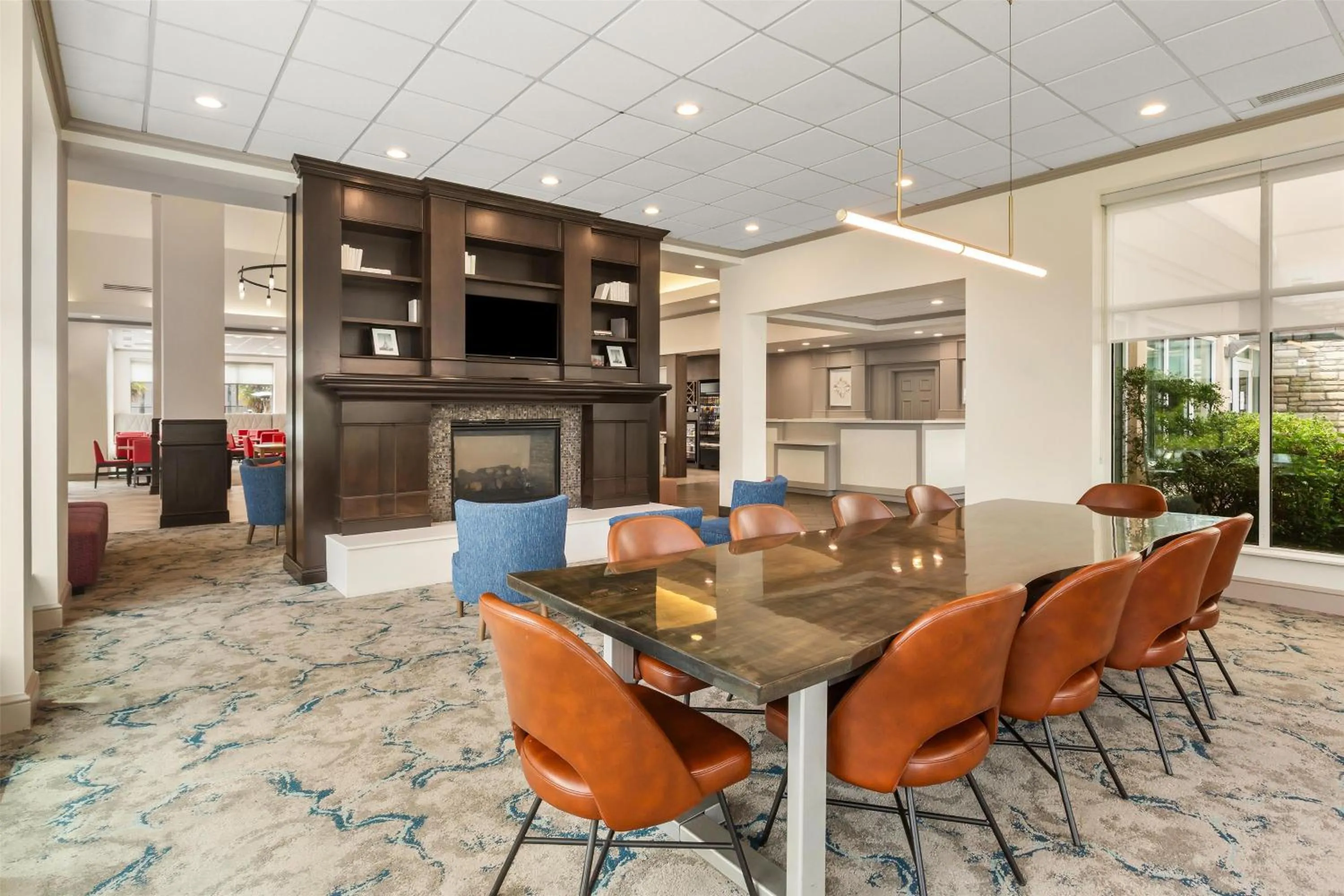 Lobby or reception in Hilton Garden Inn Atlanta Airport North