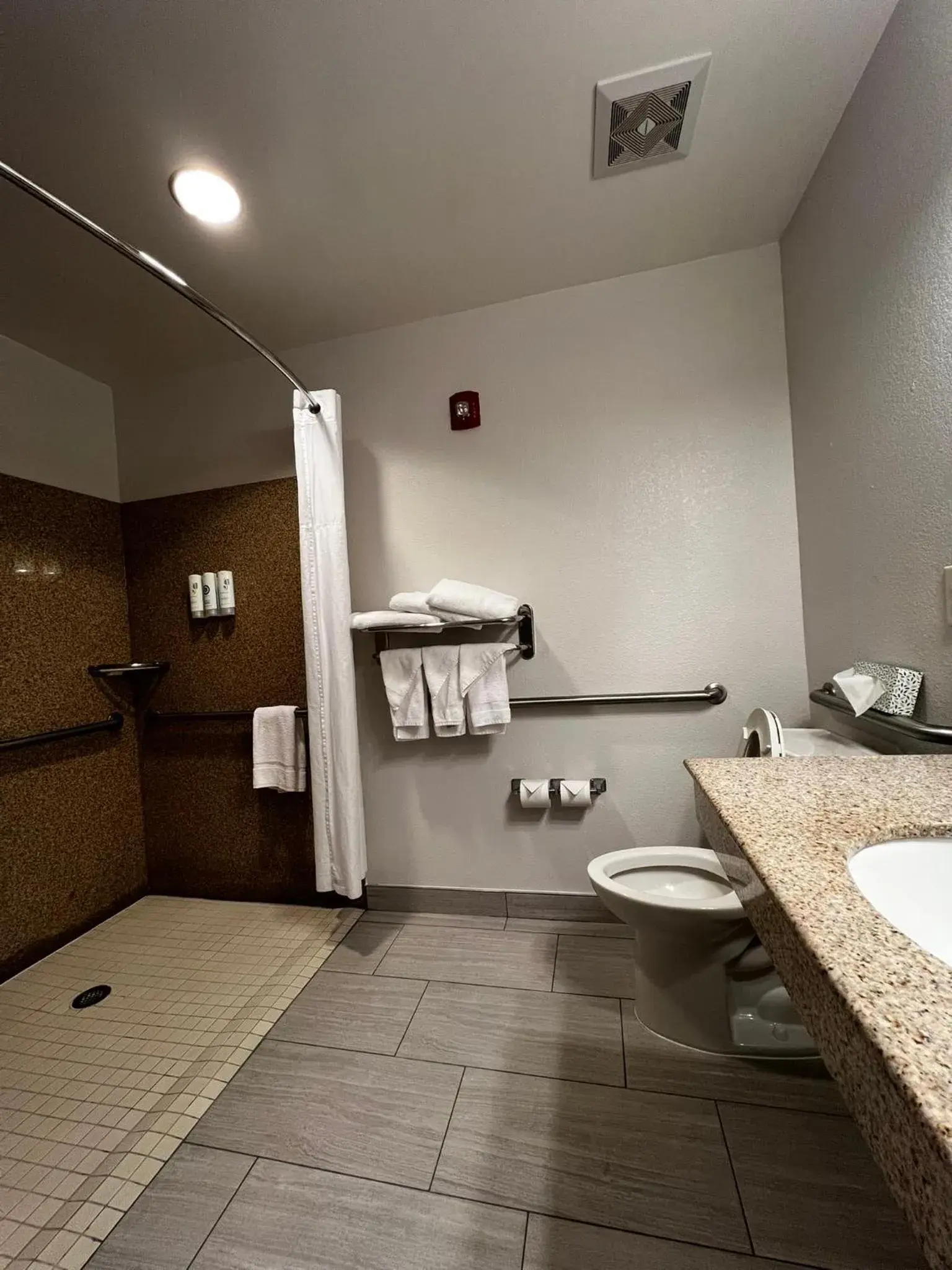 King Room with Roll In Shower - Disability Access/Non-Smoking in Country Inn & Suites by Radisson, Concord (Kannapolis), NC King Room with Roll In Shower - Disability Access/Non-Smoking in Country Inn & Suites by Radisson, Concord (Kannapolis), NC