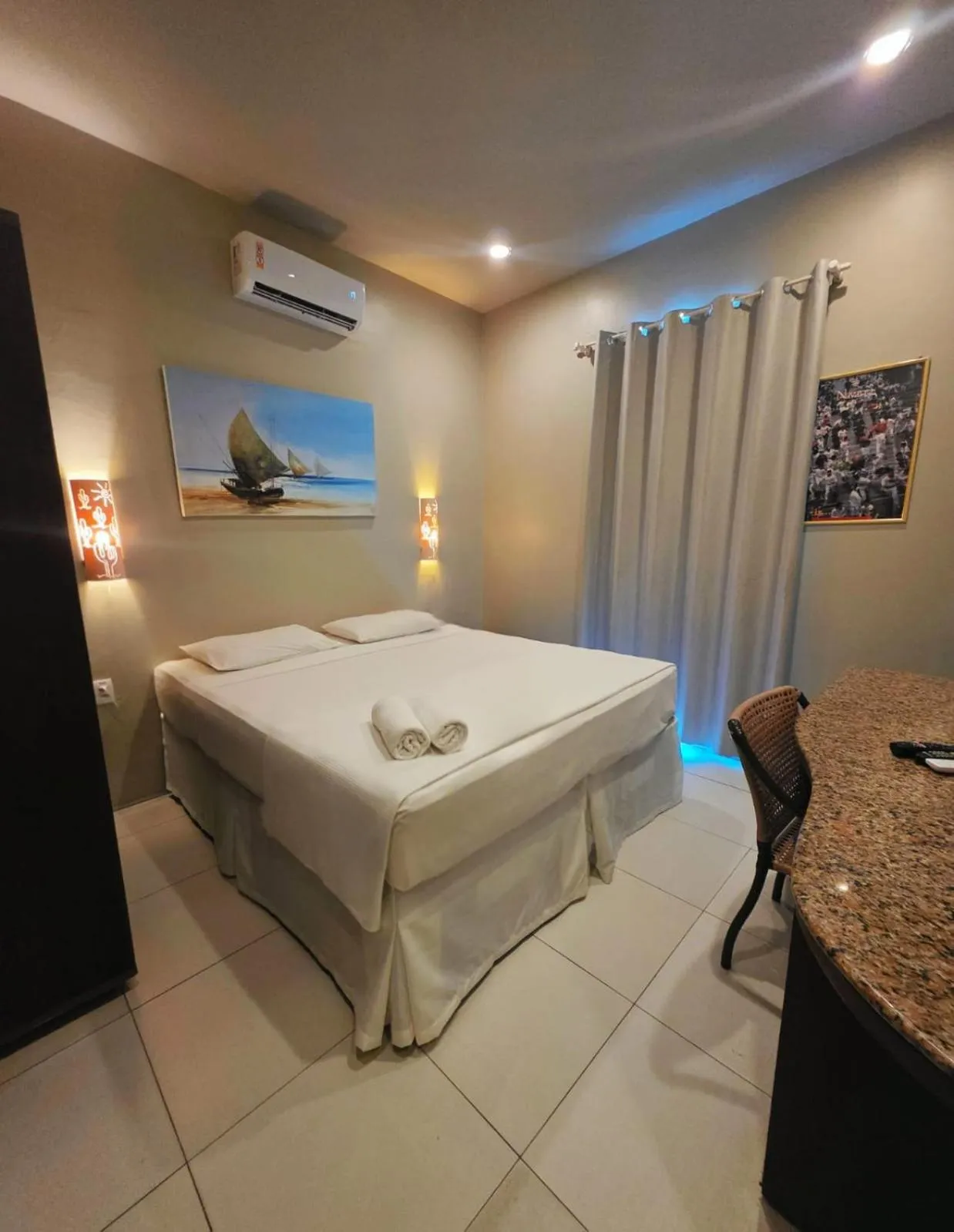 Bedroom, Bed in Hotel Encontro do Sol