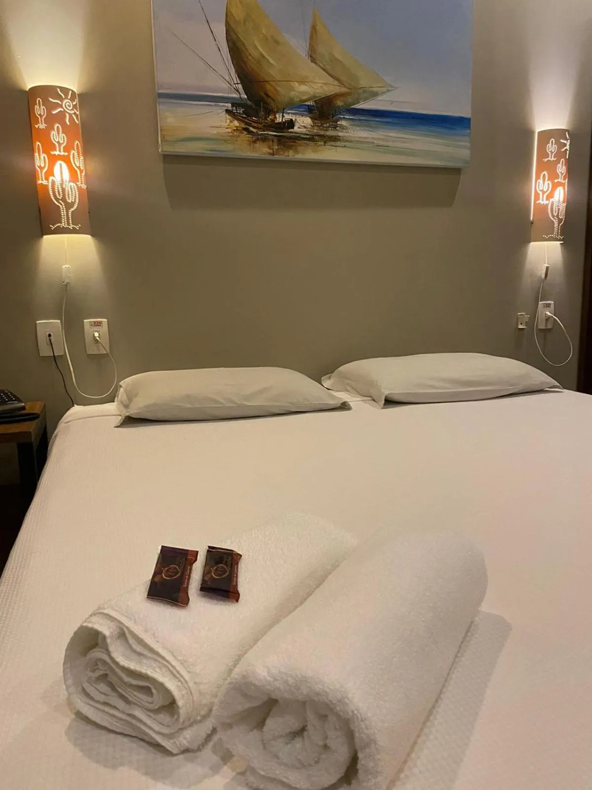 Bedroom, Bed in Hotel Encontro do Sol