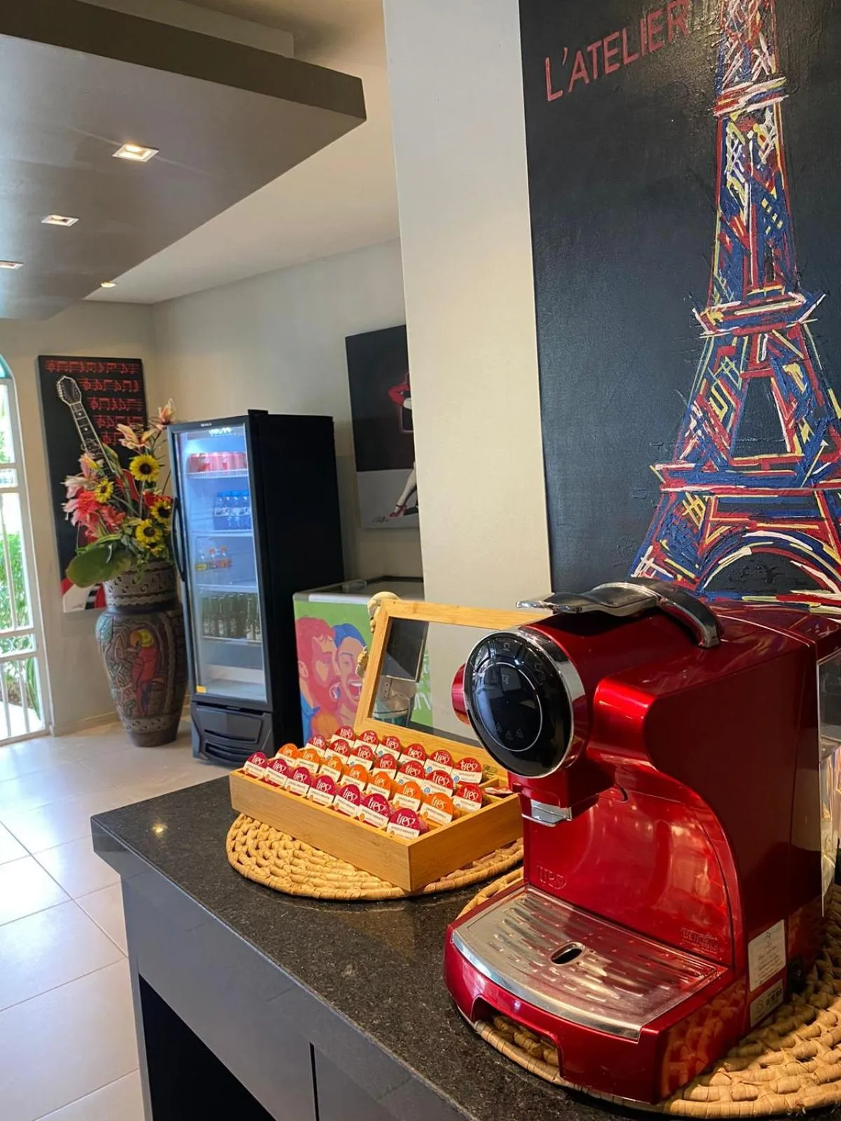 Coffee/tea facilities in Hotel Encontro do Sol