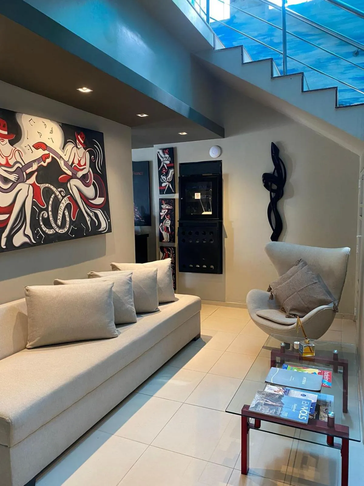 Seating area in Hotel Encontro do Sol