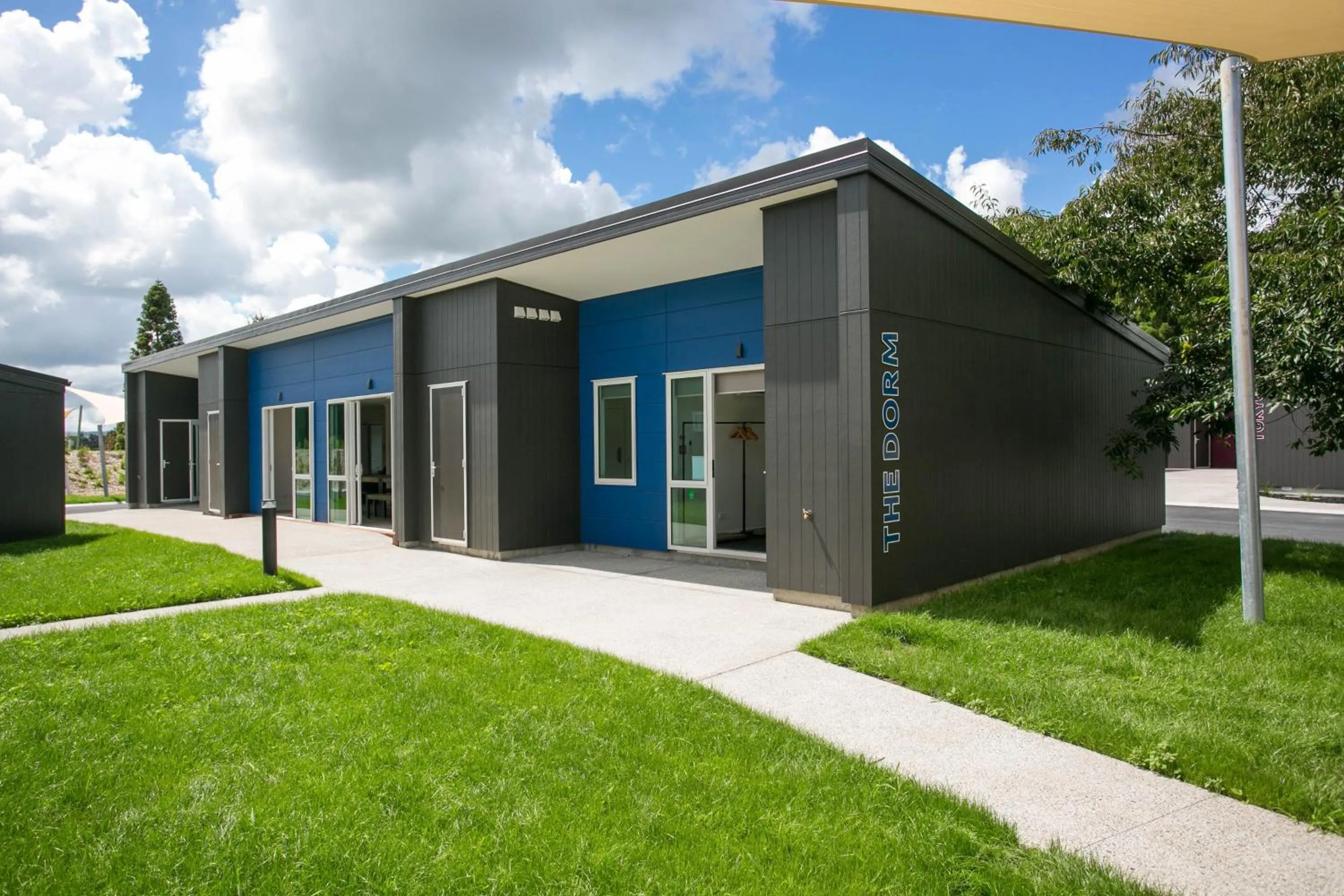 Garden view in Podium Lodge