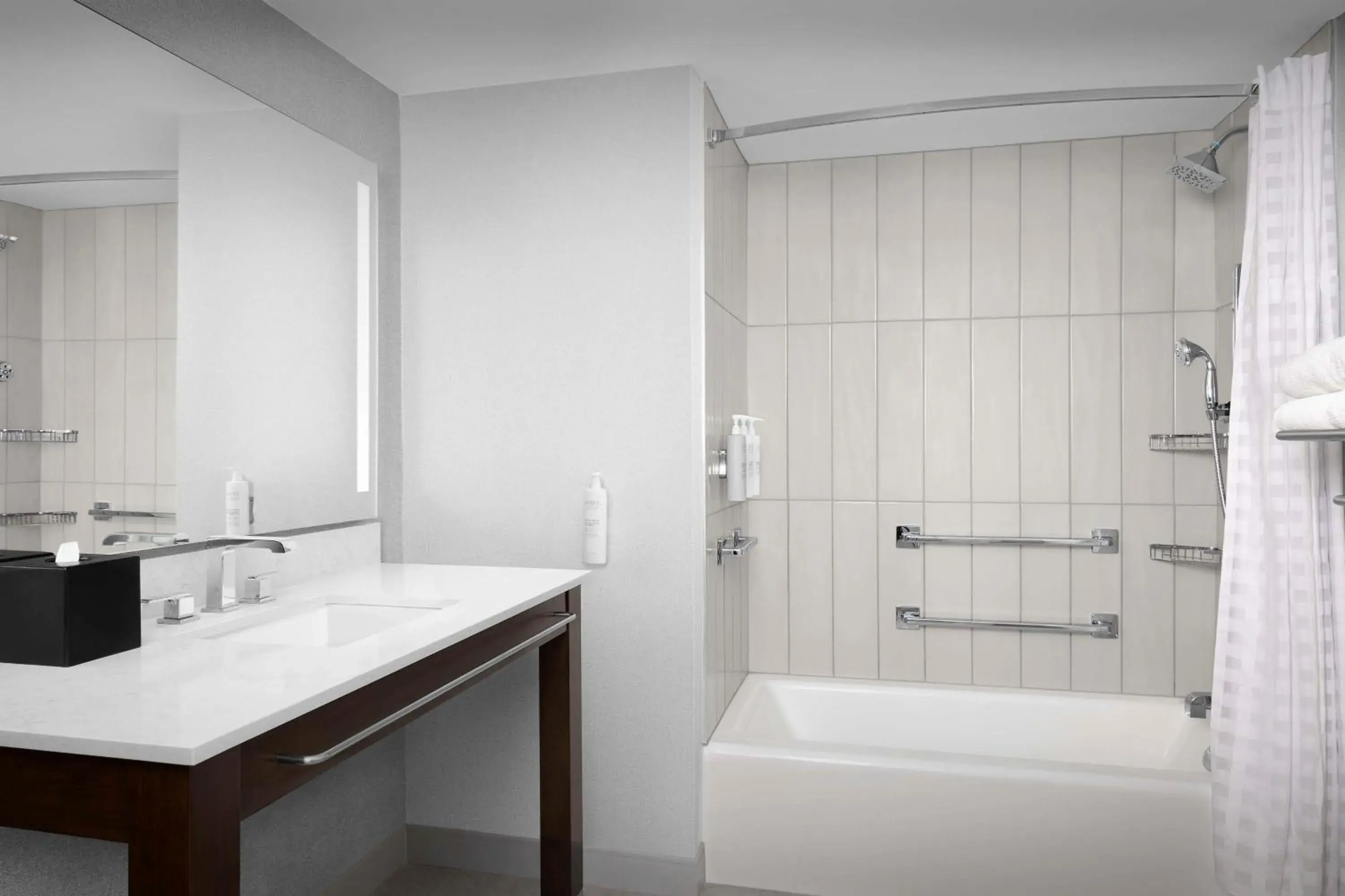 Suite with Two Queen Beds and Roll-In Shower - Mobility and Hearing Access/Non-Smoking in Embassy Suites Atlanta - Kennesaw Town Center Suite with Two Queen Beds and Roll-In Shower - Mobility and Hearing Access/Non-Smoking in Embassy Suites Atlanta - Kennesaw Town Center