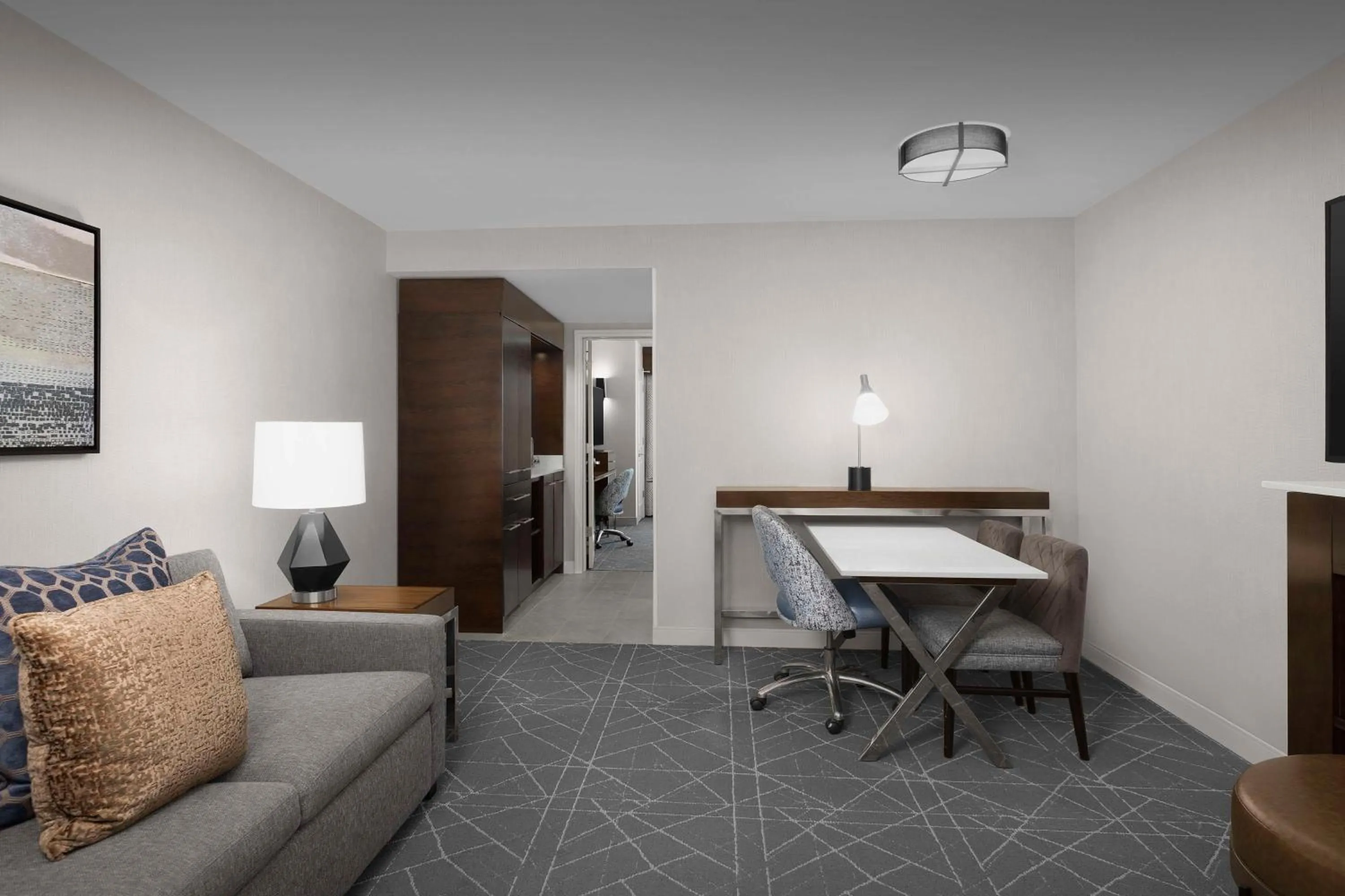 Living room in Embassy Suites Atlanta - Kennesaw Town Center