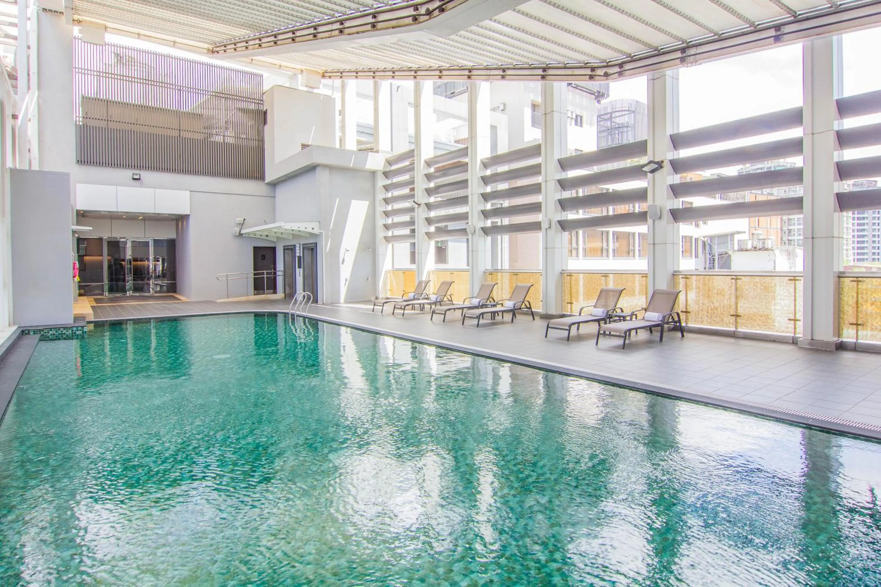 Swimming pool in Kilin Hotel, JiaoXi