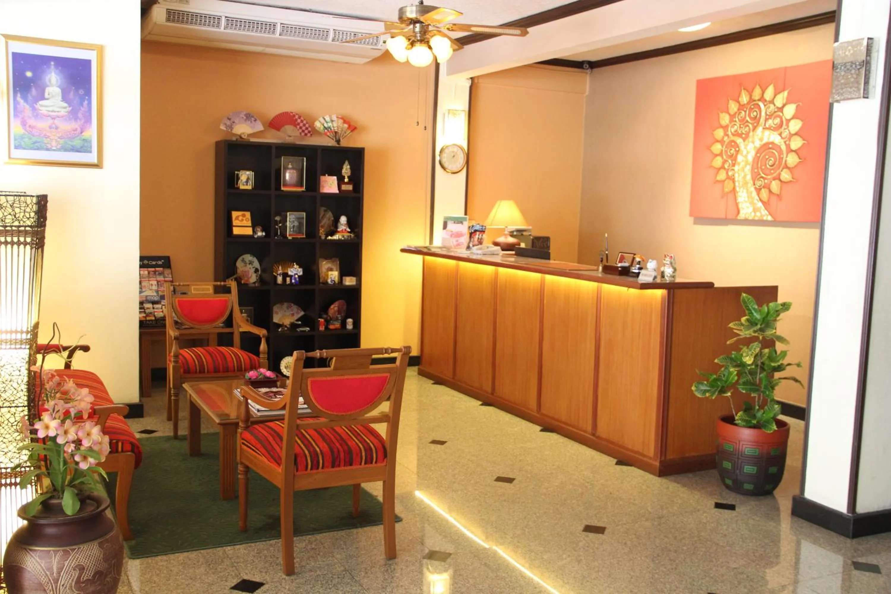 Lobby or reception in B.S. Court Hotel Sathorn