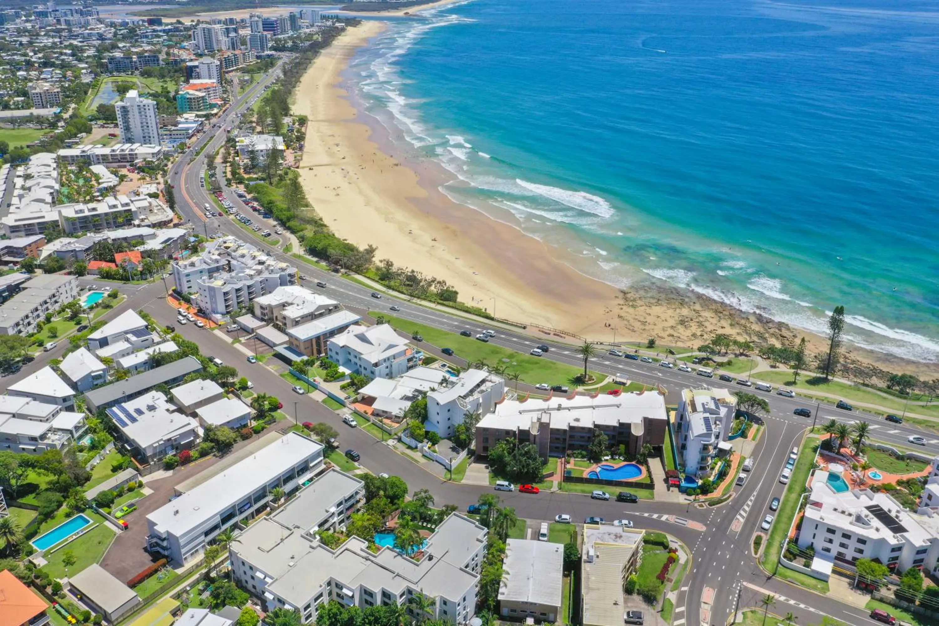 Bird's eye view in Headland Gardens Holiday Apartments