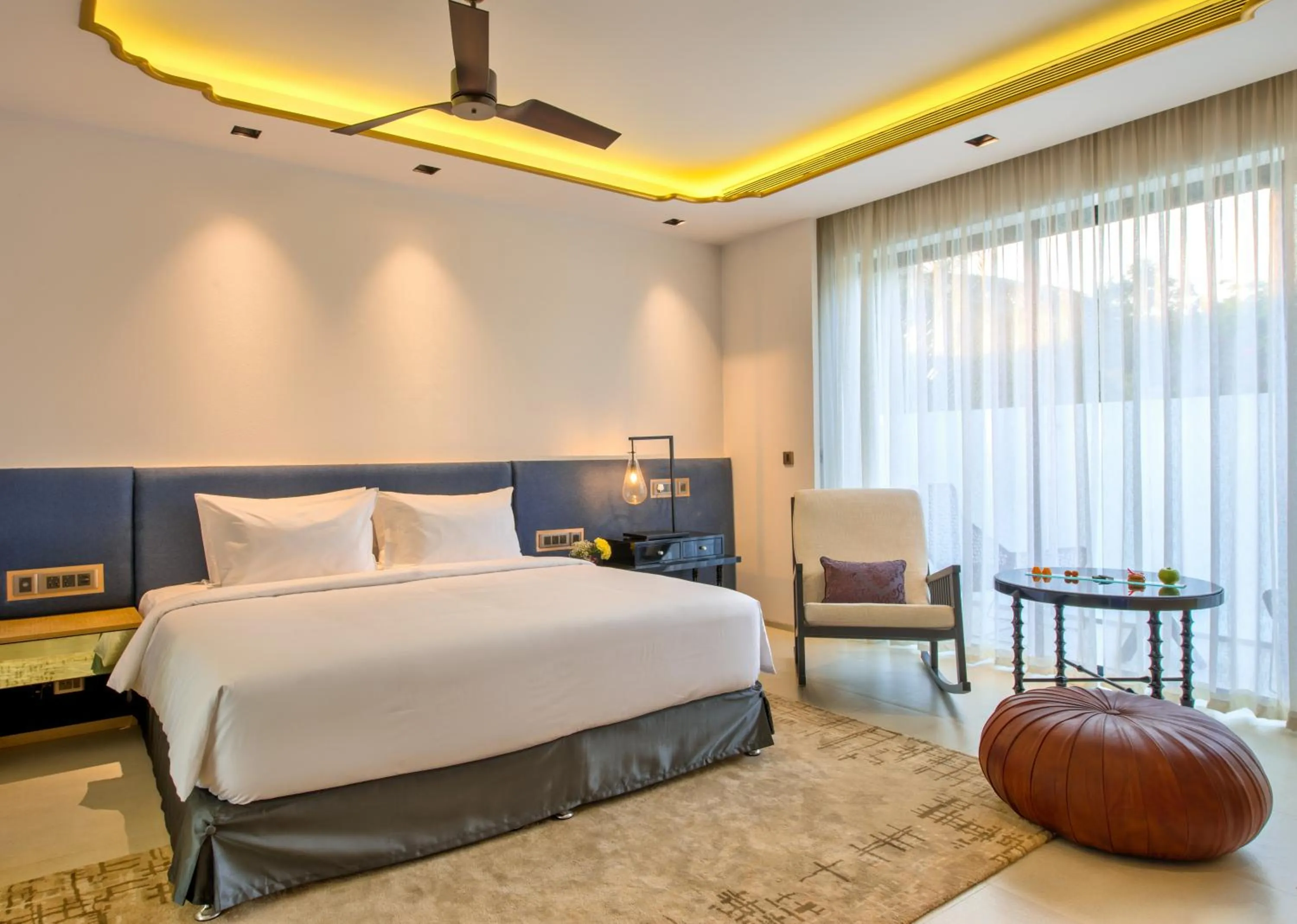 Bed in Azaya Beach Resort Goa