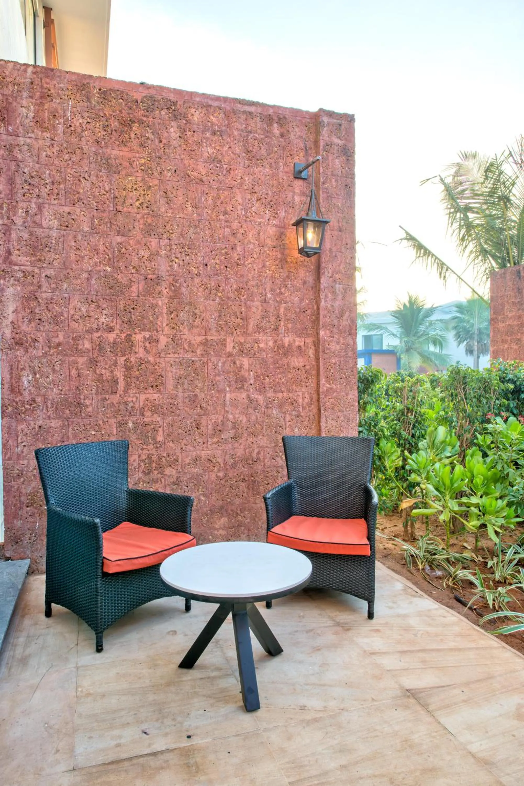 Patio in Azaya Beach Resort Goa