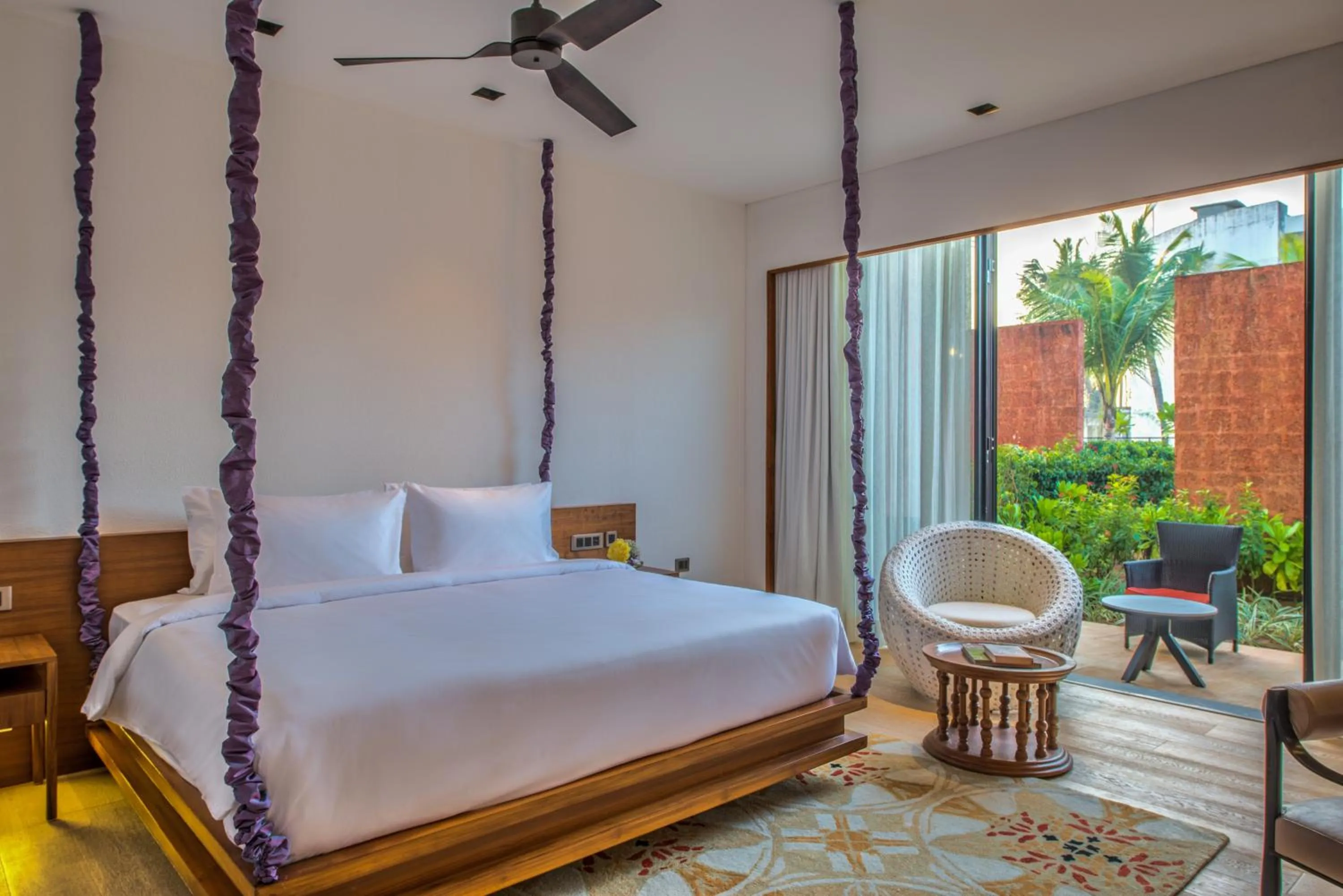 Bed in Azaya Beach Resort Goa