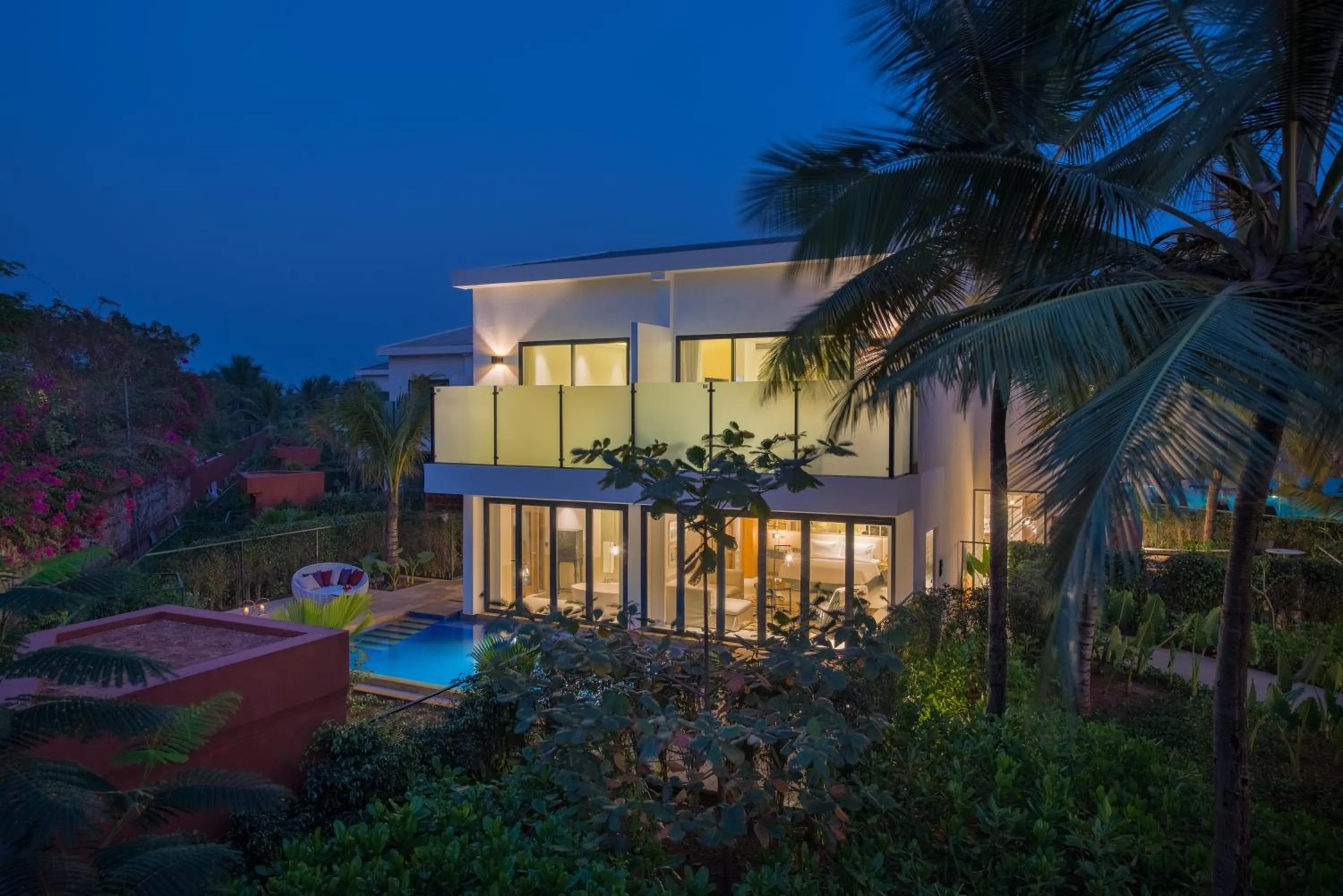 Bird's eye view in Azaya Beach Resort Goa