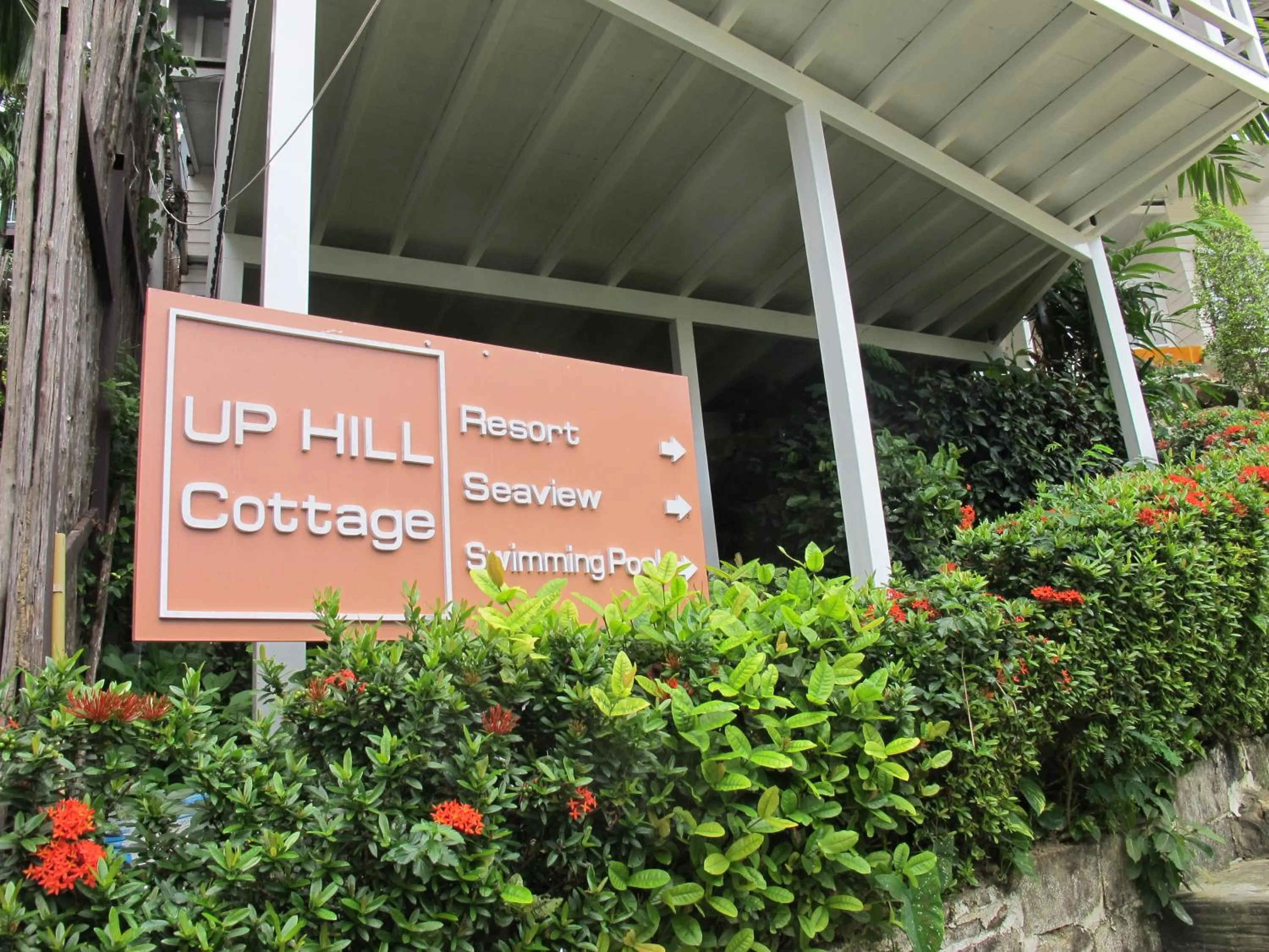 Facade/entrance in Uphill Cottage