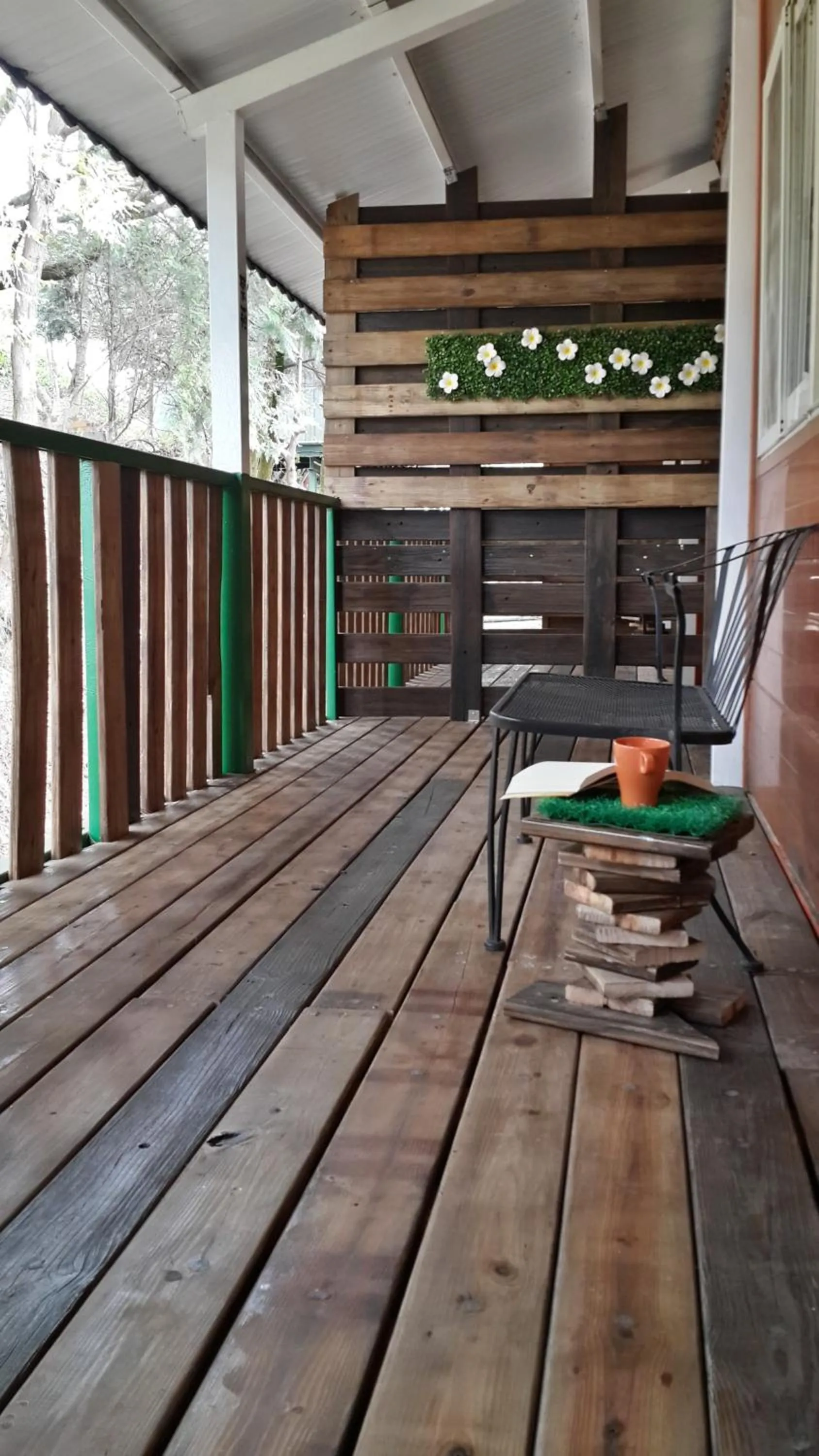 Balcony/Terrace in Shan Shui-Yuan Vege Guest House