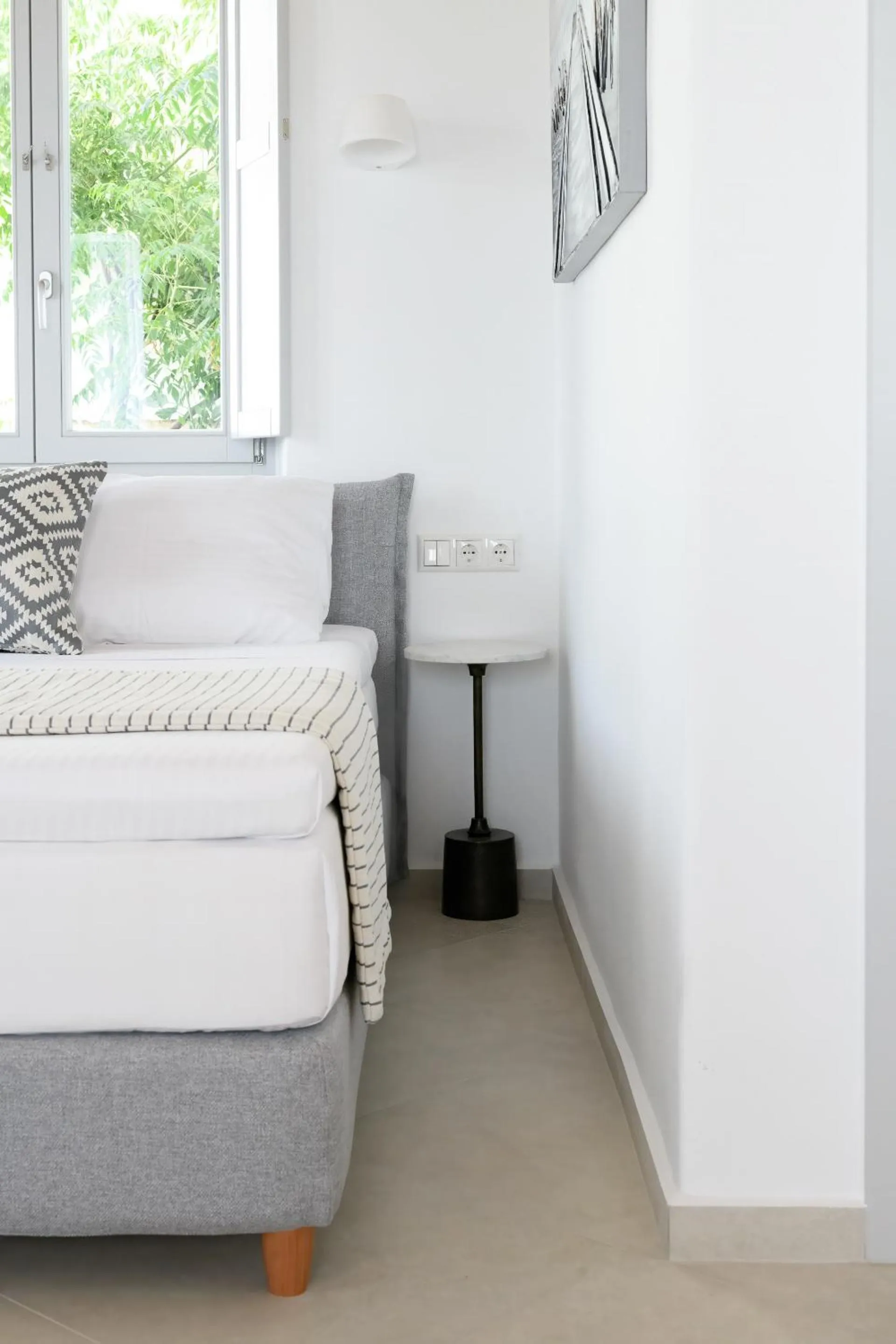 Decorative detail, Bed in Castle Mansions