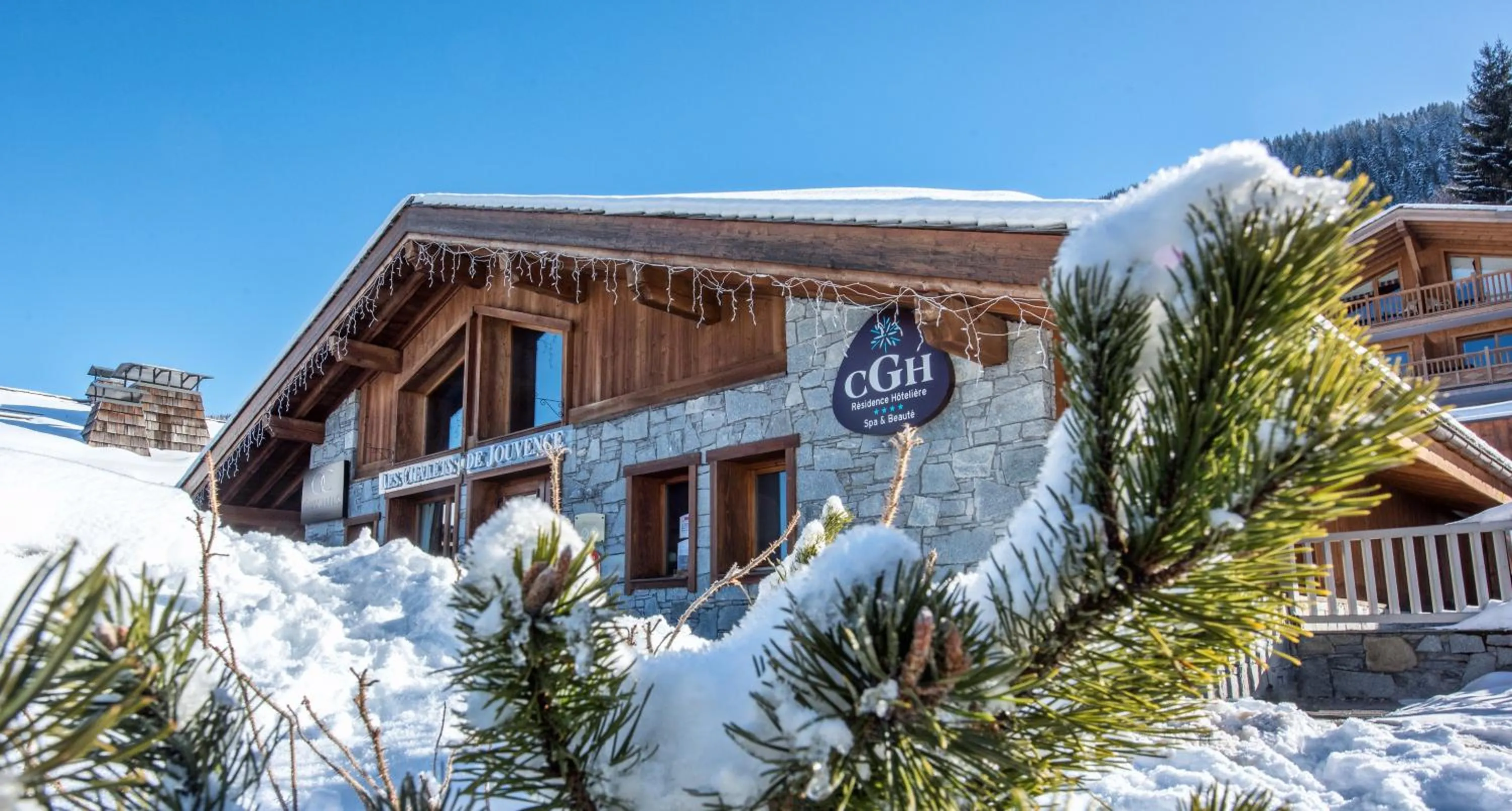 Property building in CGH Résidences & Spas Les Chalets de Jouvence