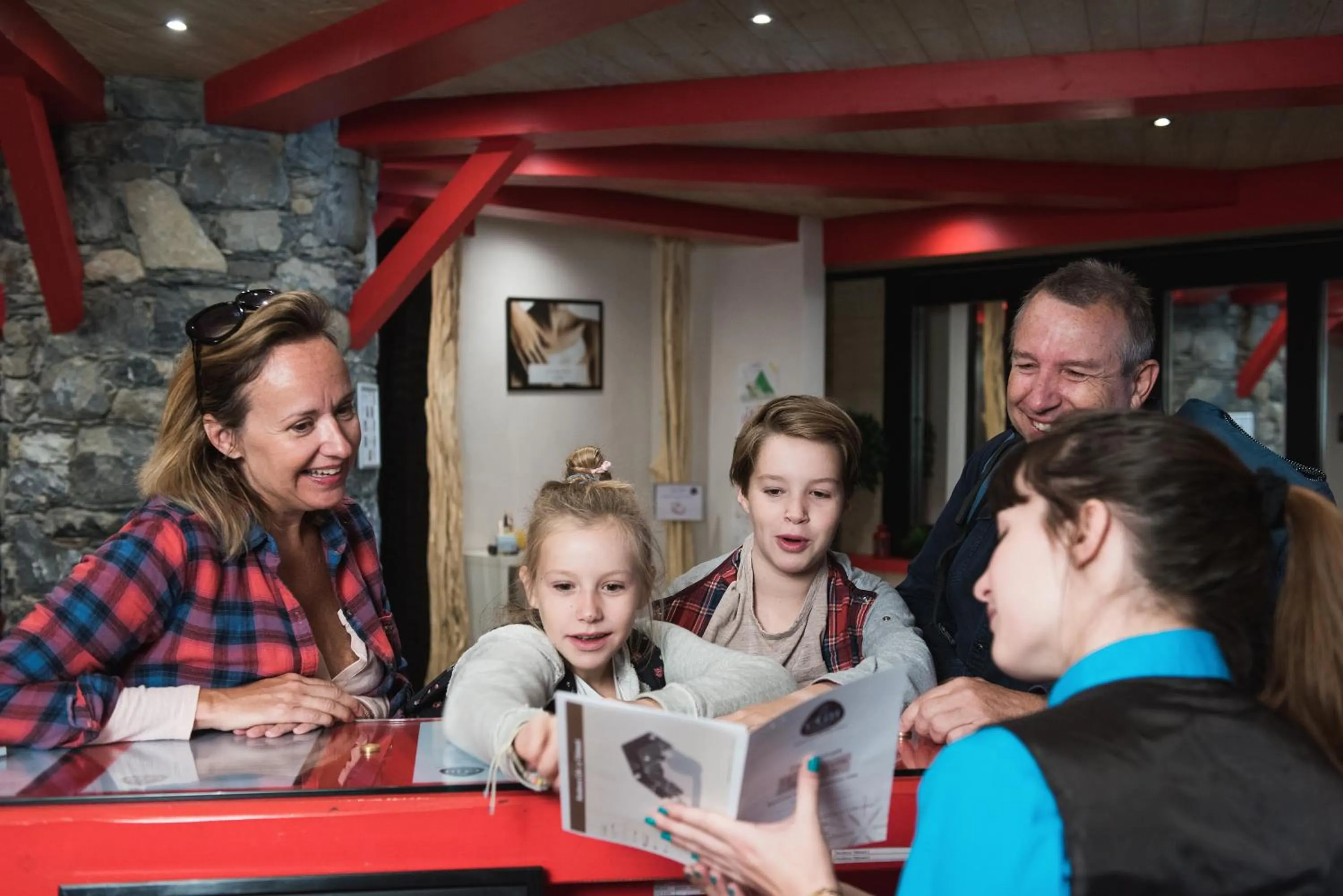 Lobby or reception in CGH Résidences & Spas Le Télémark