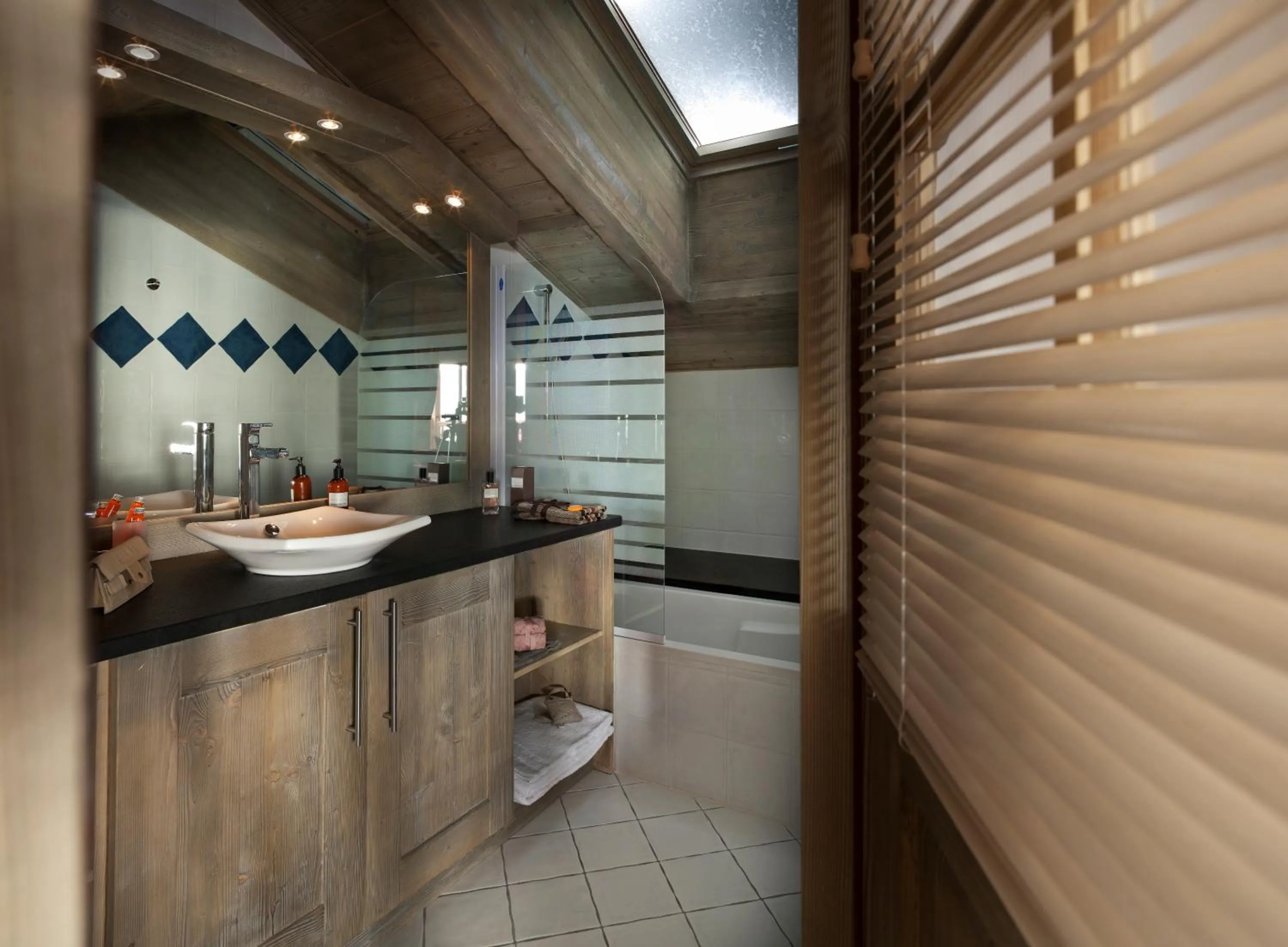 Bathroom in CGH Résidences & Spas Le Télémark