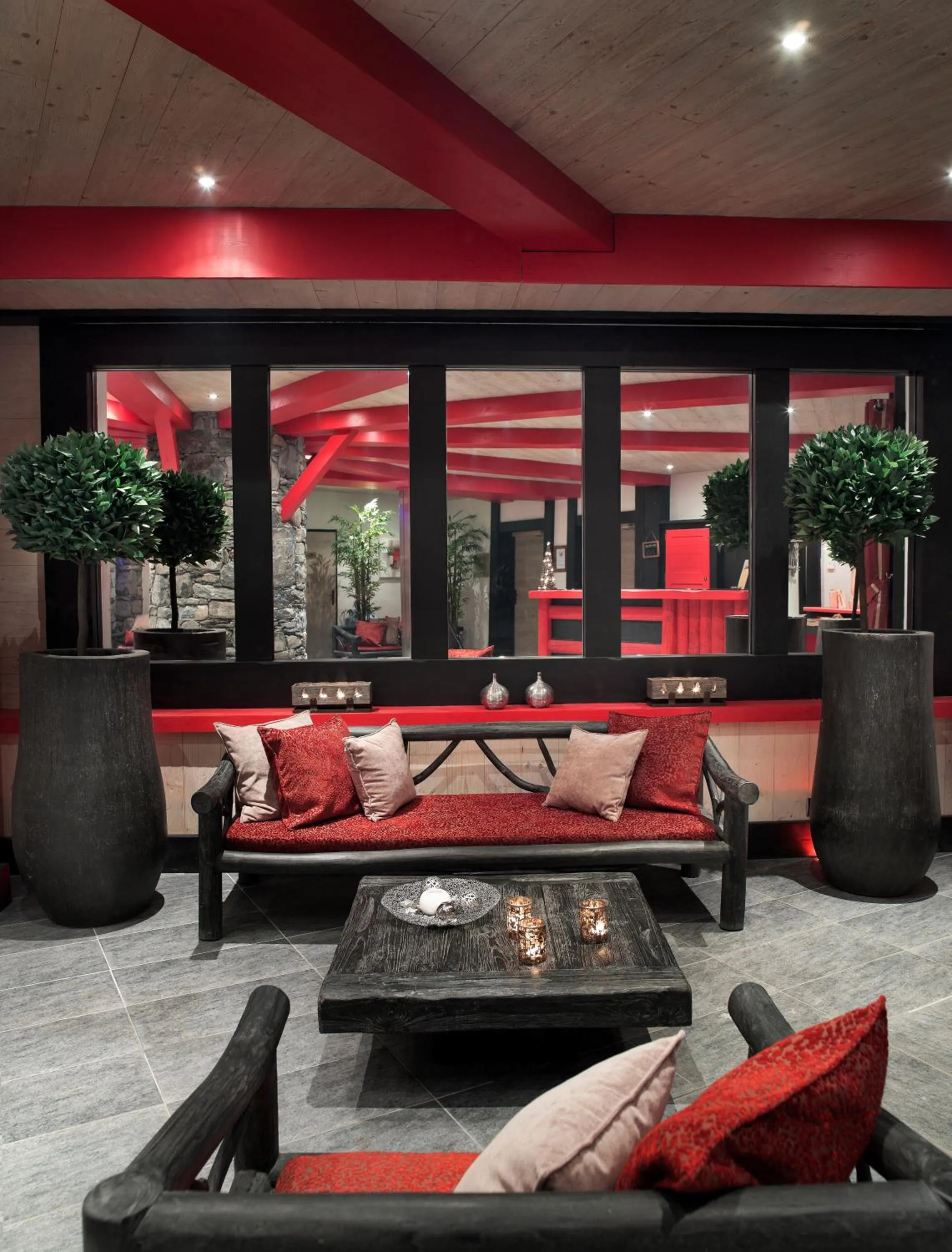 Lobby or reception in CGH Résidences & Spas Le Télémark