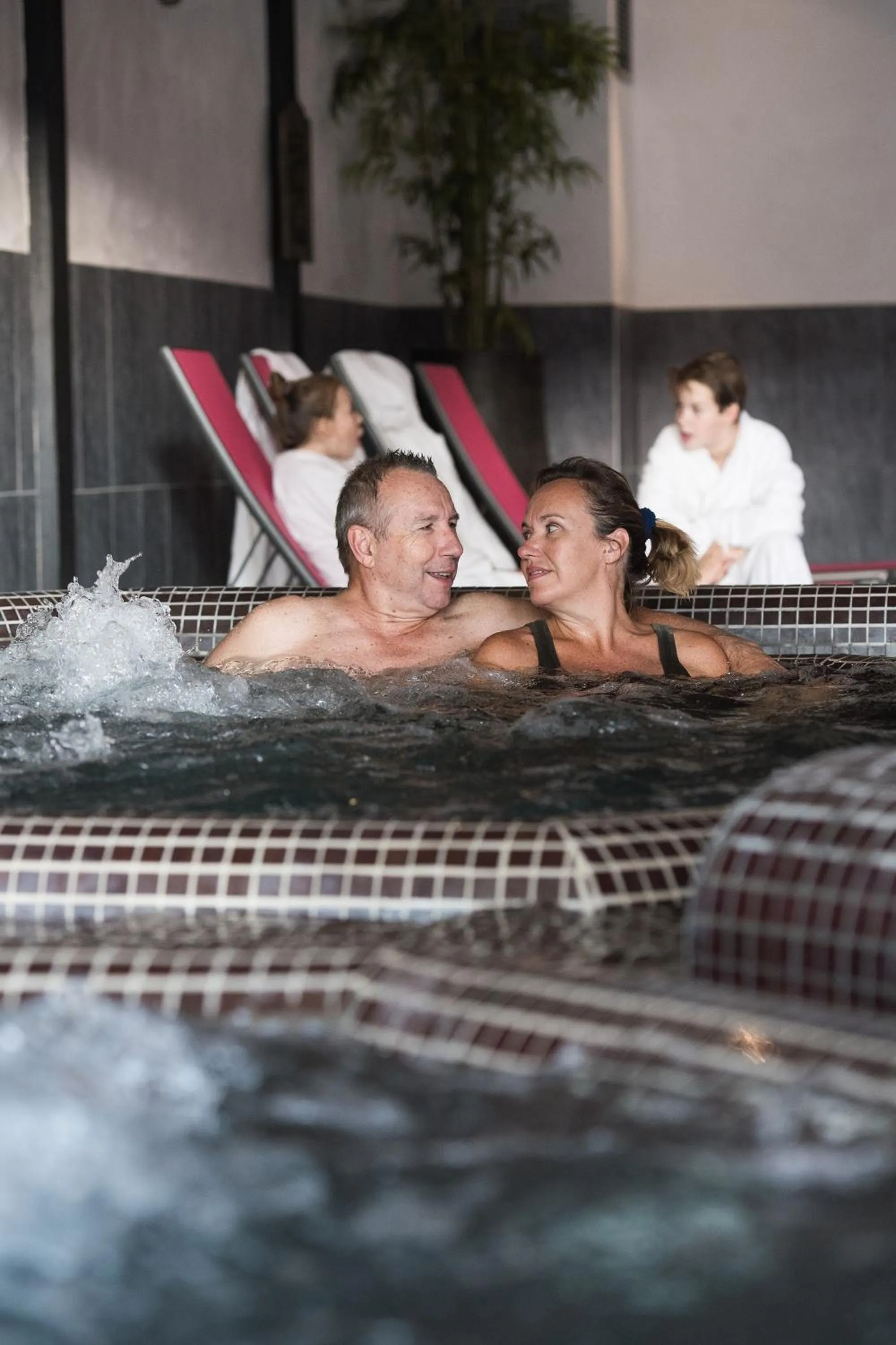 Hot Spring Bath in CGH Résidences & Spas Le Télémark