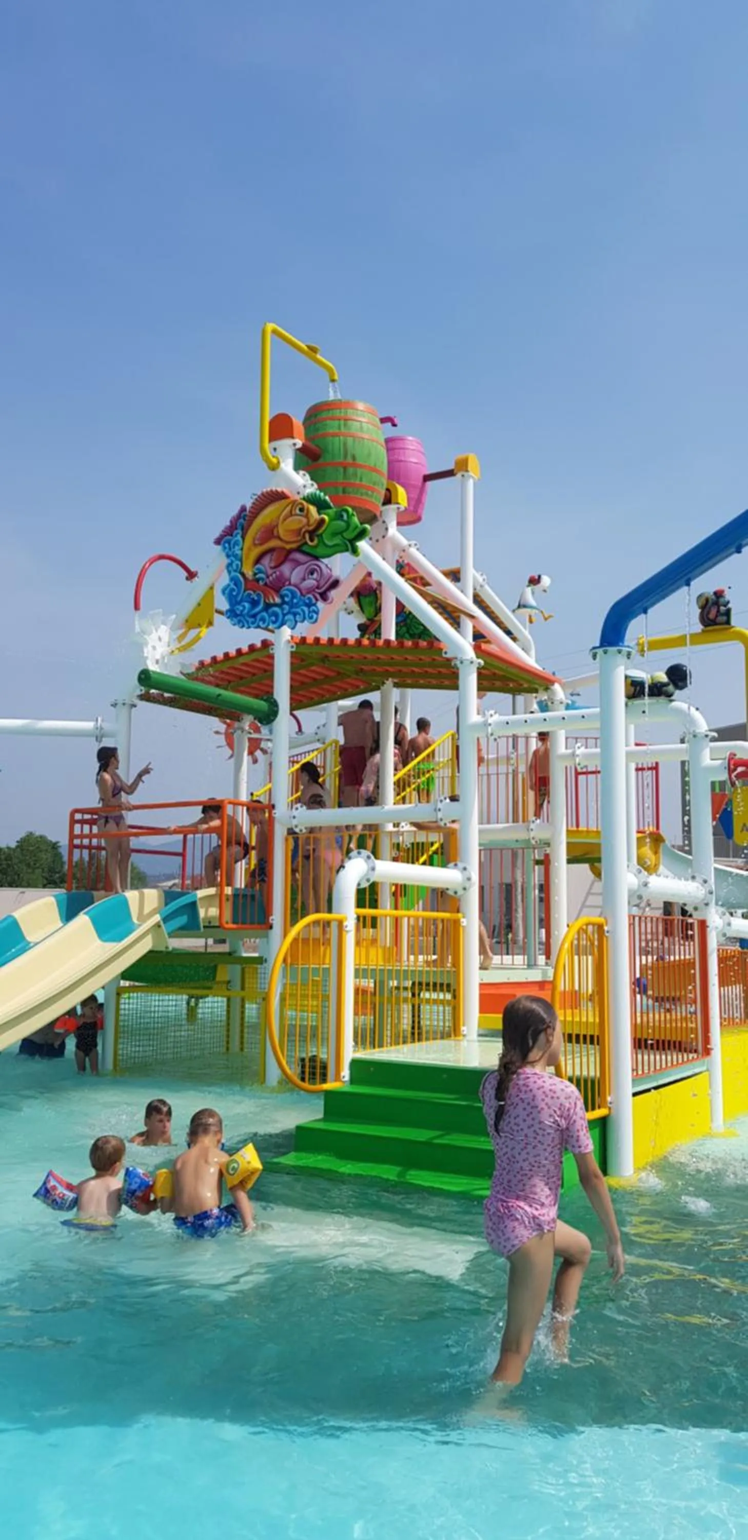 Aqua park in Camping Cisano - San Vito